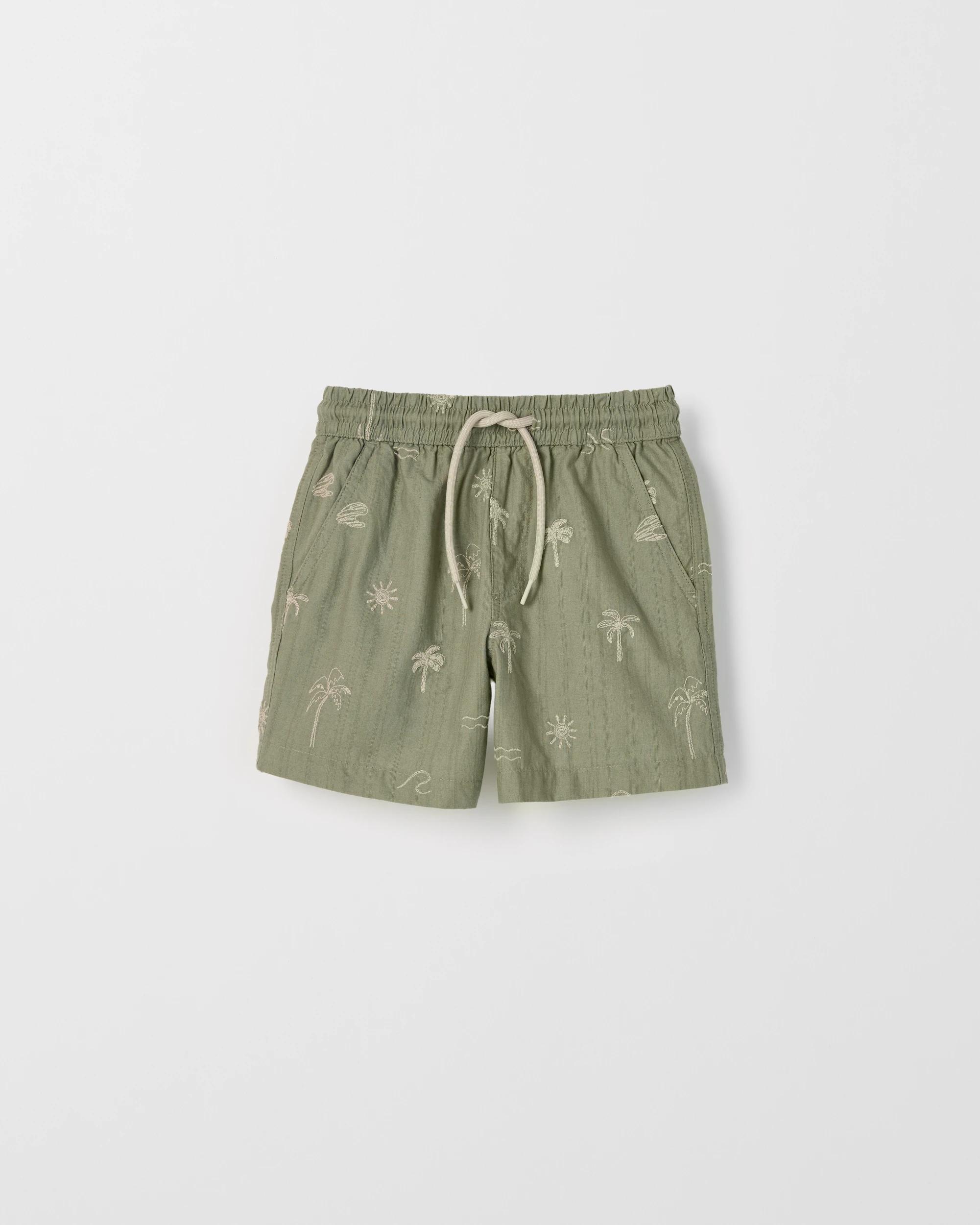 1 Target Kids Textured Volley Shorts KHAKI, 1 of 1