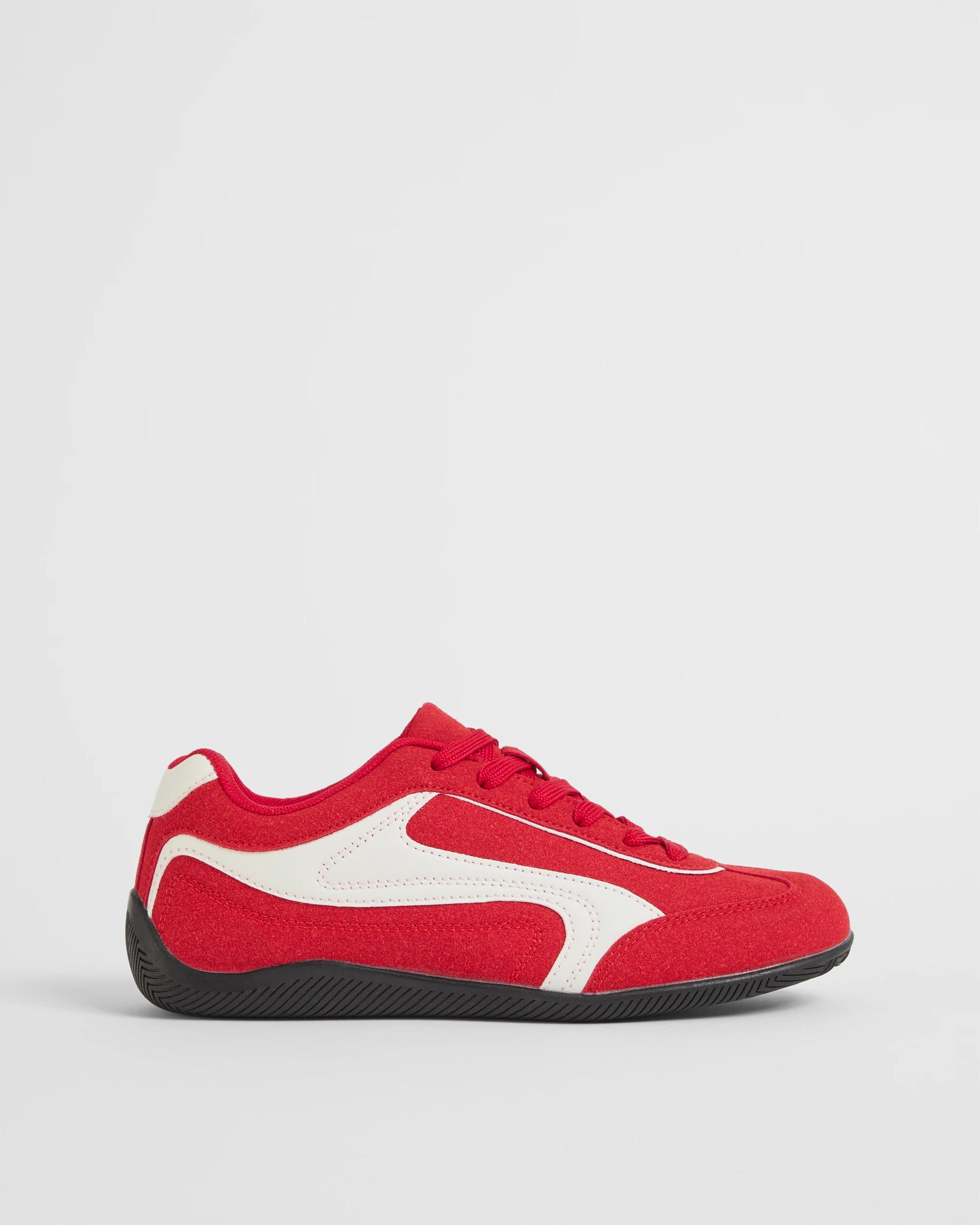 1 Target Woman Sleek Sneakers RED, 1 of 4