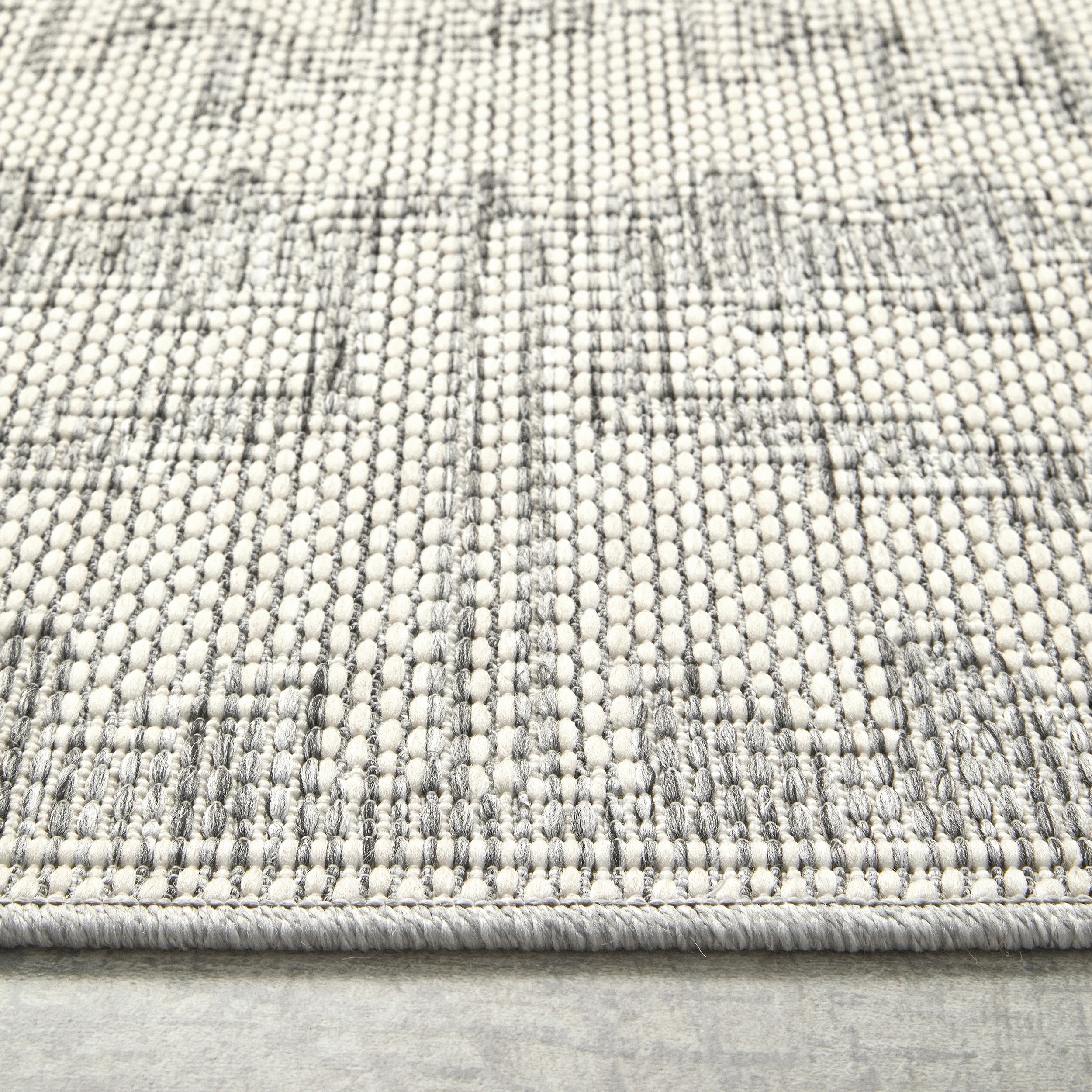 3 Common Ground Rugs Palmline Kuza 500x80cm - Extra Large Outdoor Rug - Grey, 3 of 7