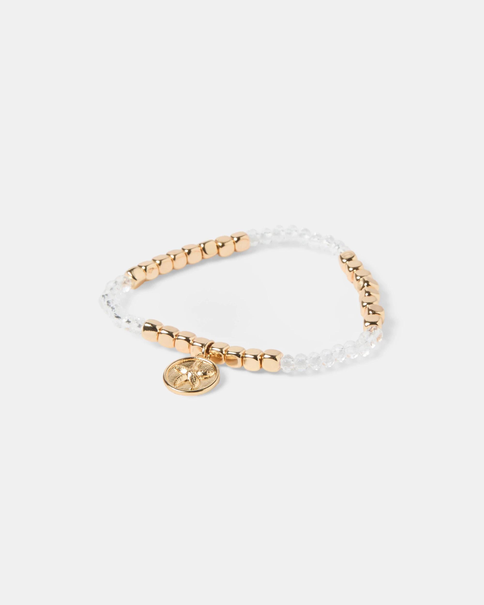 5 4 Pack Starfish Bracelets - Gold Tone Gold, 5 of 5