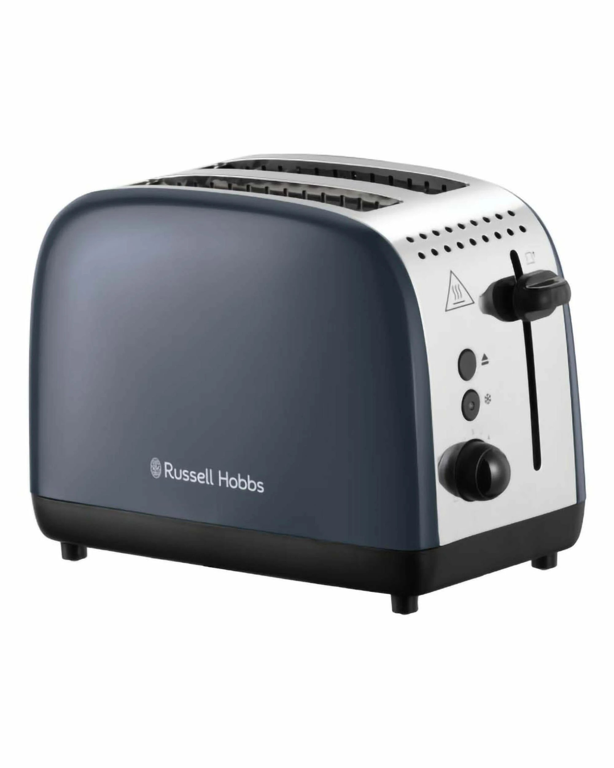 1 Russell Hobbs Colour Plus 2 Slice Toaster - Storm Grey, 1 of 3