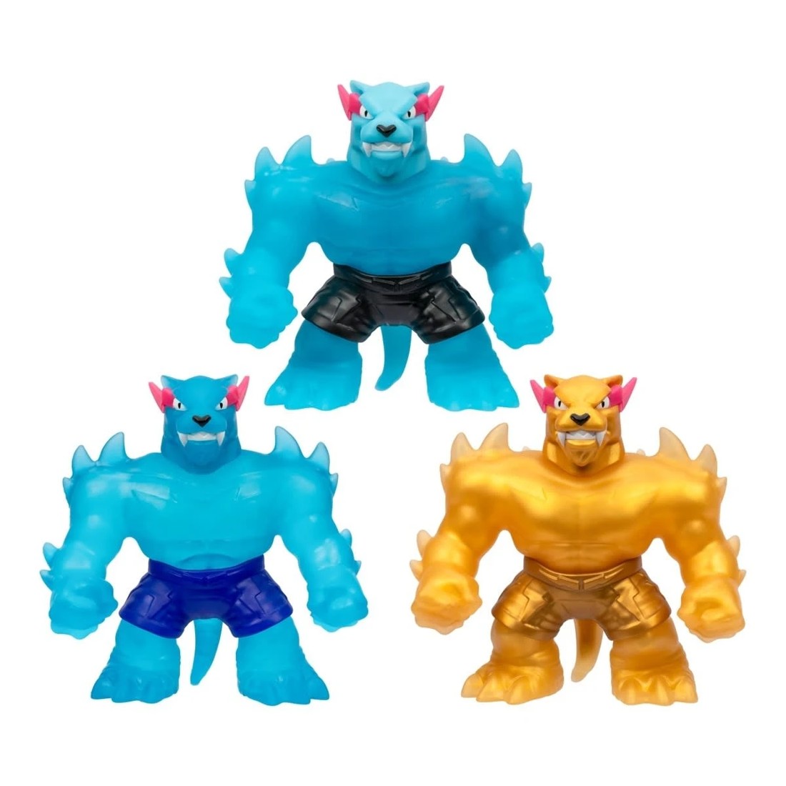 2 MrBeast Lab Stretchy Figure by Heroes of Goo Jit Zu Squishy Panther - Assorted, 2 of 6