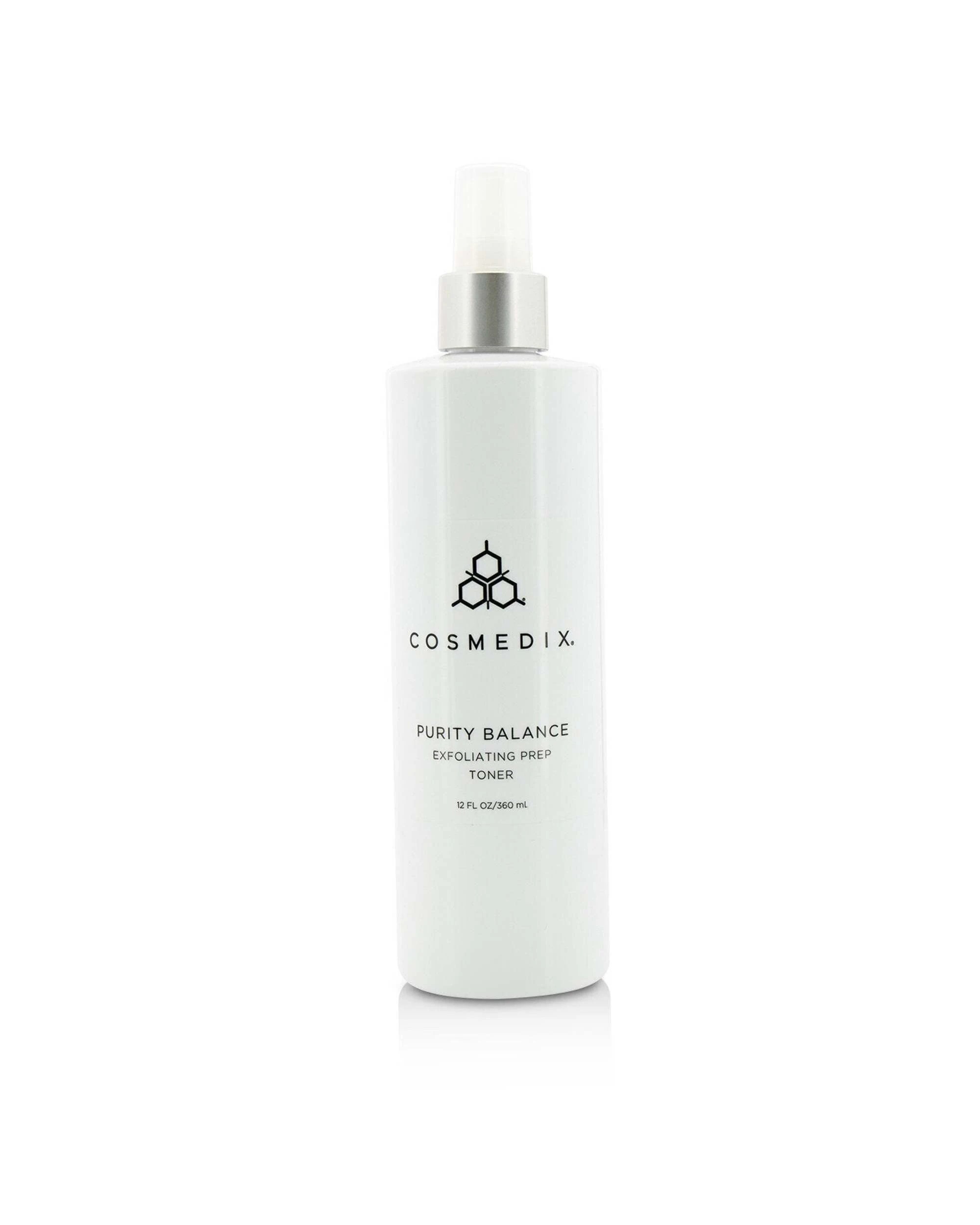 1 CosMedix Purity Balance Exfoliating Prep Toner - Salon Size 360ml/12oz, 1 of 3