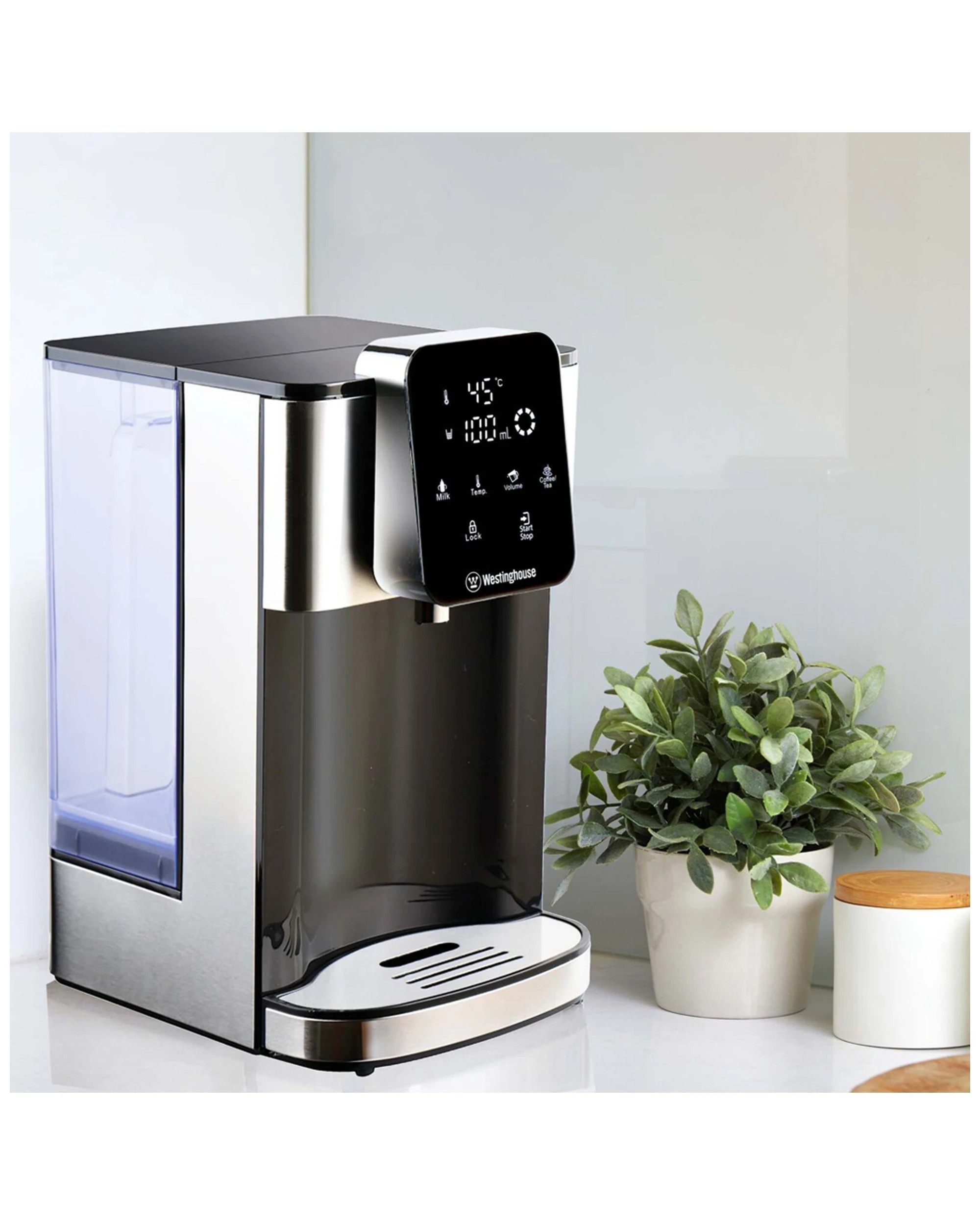 6 Westinghouse 4l Benchtop Adjustable Instant Hot Water Dispenser Stainless Steel
 - Silver, 6 of 7