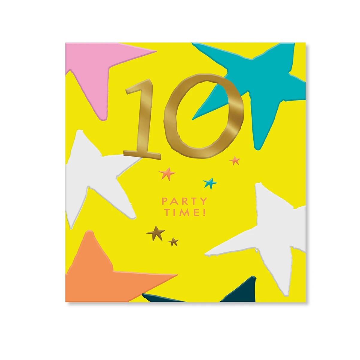 3 Hallmark 10th Birthday Card - Neon, 3 of 3