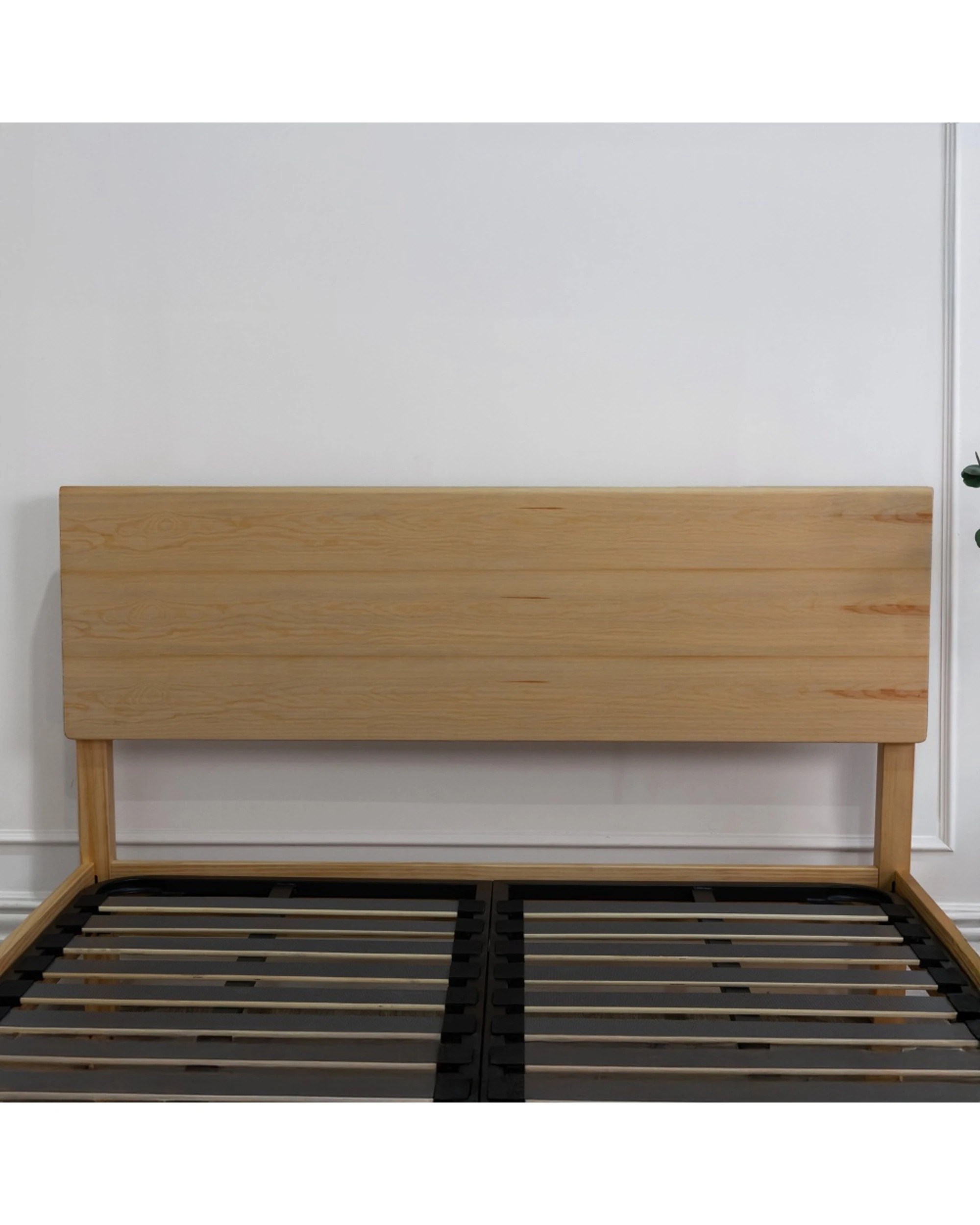 3 Bedding Co Solid Timber Bed Frame Minimalist - Single Bed - Natural, 3 of 6