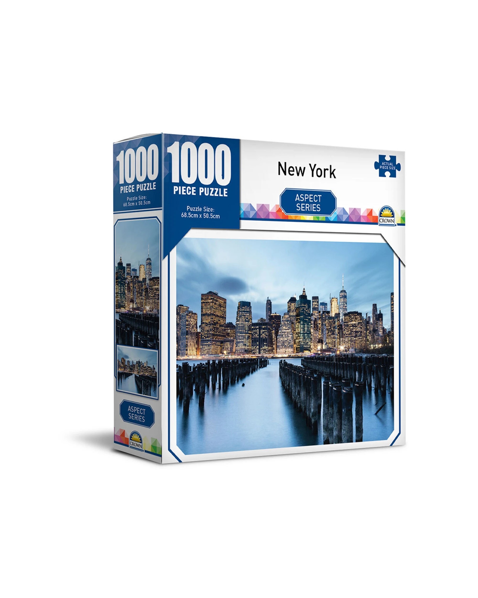 1 Crown 1000pc New York Aspect Series Jigsaw Puzzle Set - Multi, 1 of 1