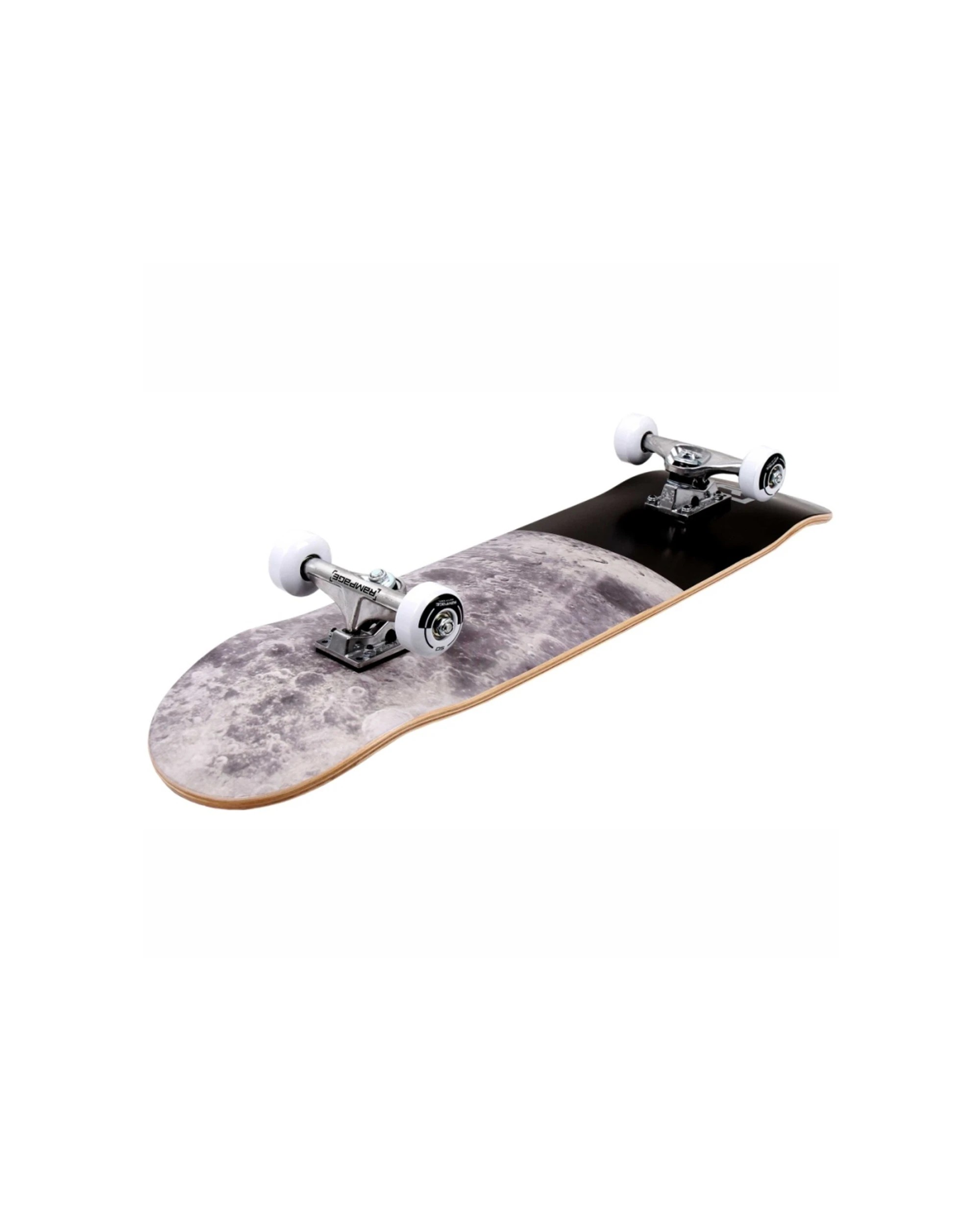 4 Rampage Complete Skateboard Moonscape Graphic 8 Inch - Black, 4 of 7