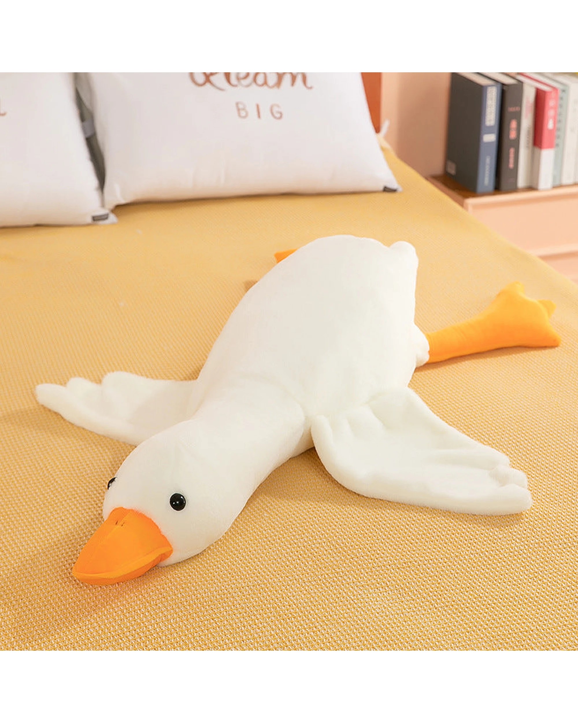 4 Cotton More Large Jumbo Goose Plush Toddler Kids Toy 130cm - White, 4 of 5