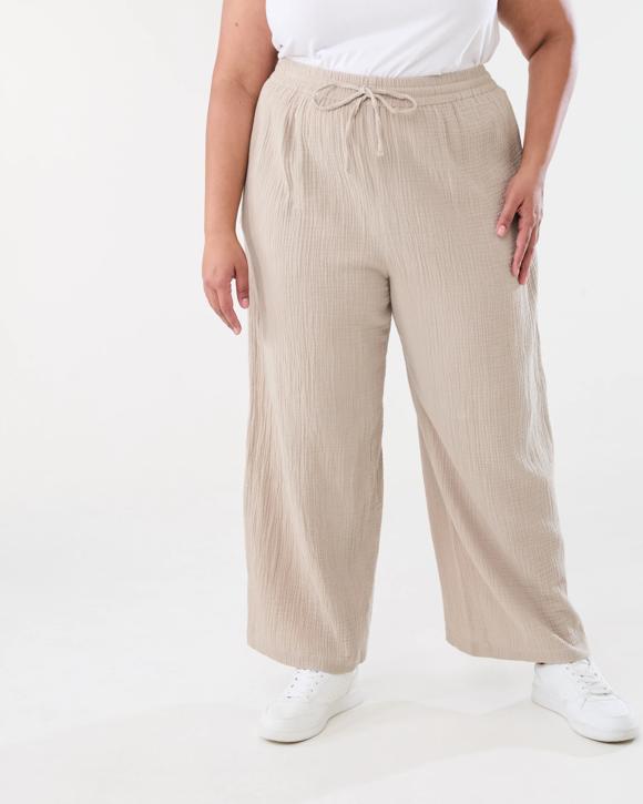 Curve Double Cloth Pants