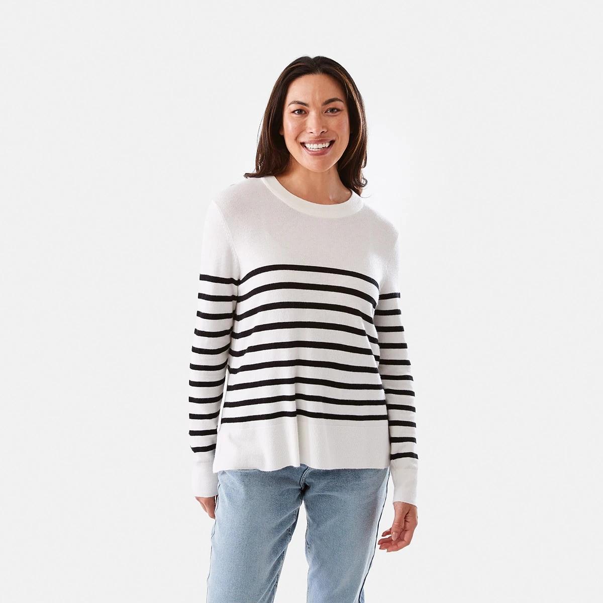 1 Crew Neck Jumper Snow Str, 1 of 6