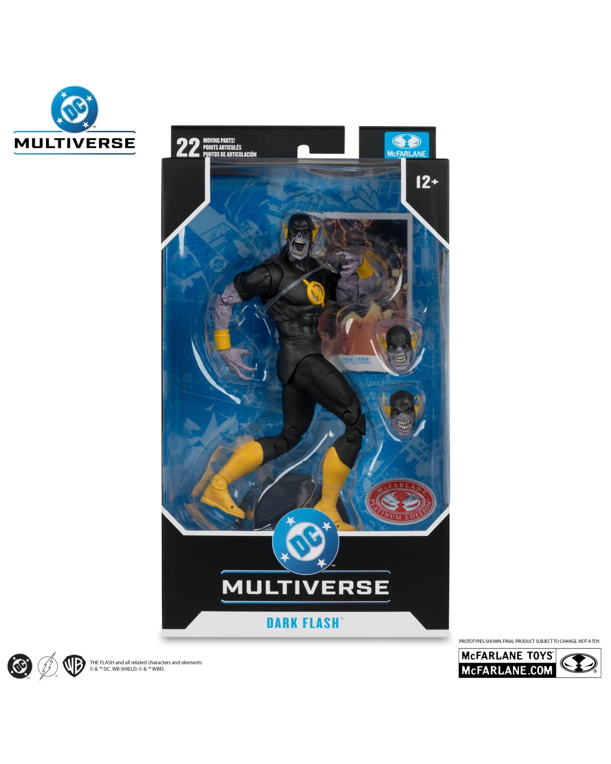 7 DC Multiverse Dark Multiverse Dark Flash Red Platinum Edition 7 inch Action Figure, 7 of 9
