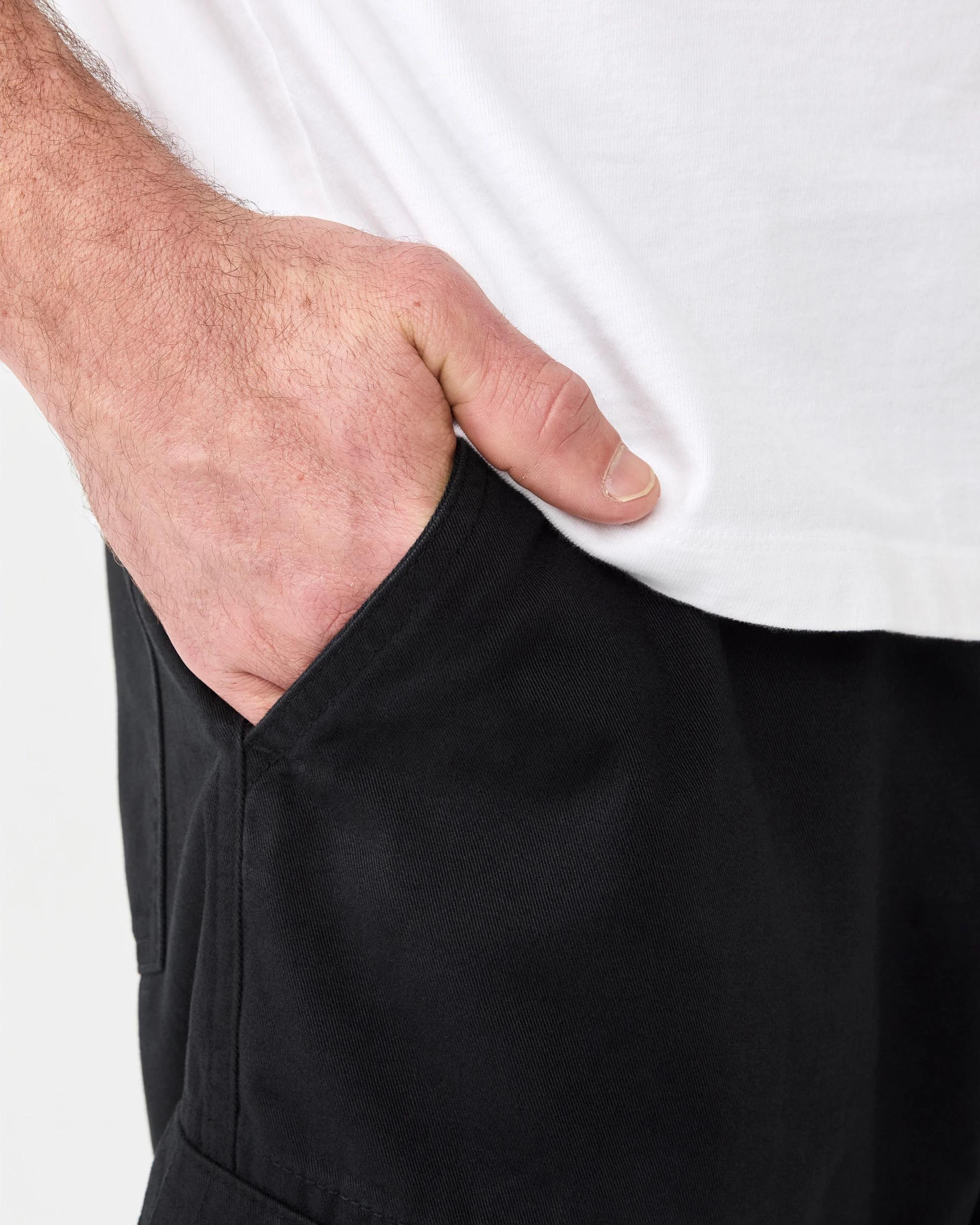 5 Baggy Cargo Shorts Black, 5 of 7