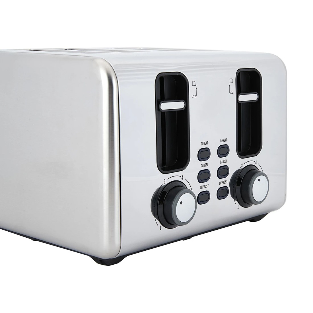 3 4 Slice Stainless Steel Toaster, 3 of 10