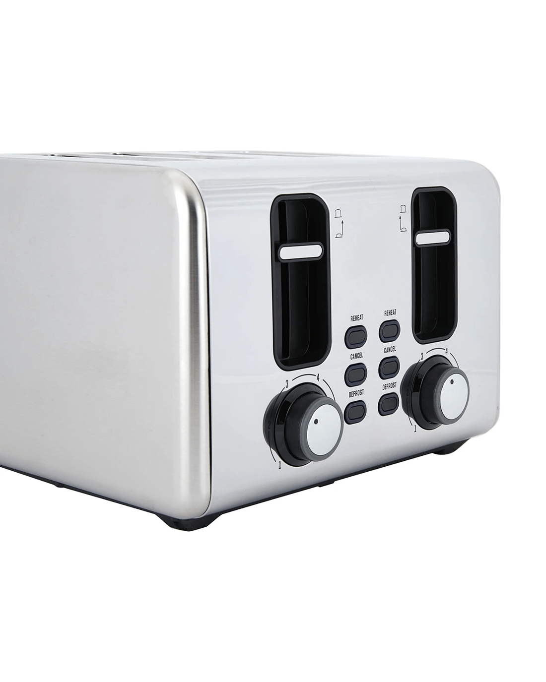 3 4 Slice Stainless Steel Toaster, 3 of 10