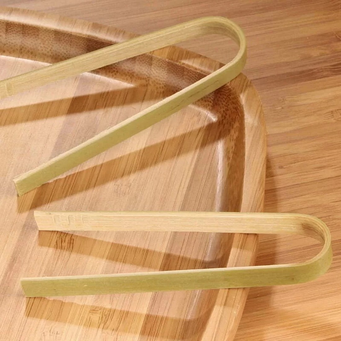 2 Party Maker Mini Bamboo Catering Tongs (Pack of 8), 2 of 4