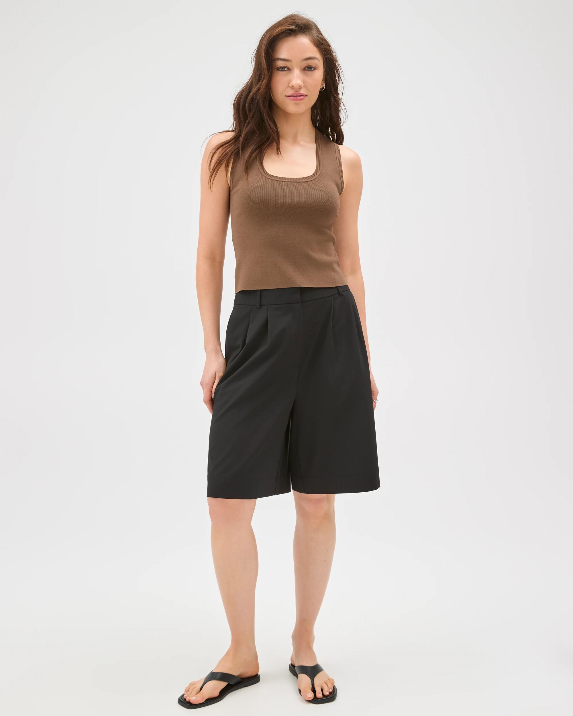 2 Lily Loves Horseshoe Tank Top SMOKED TAUPE, 2 of 6