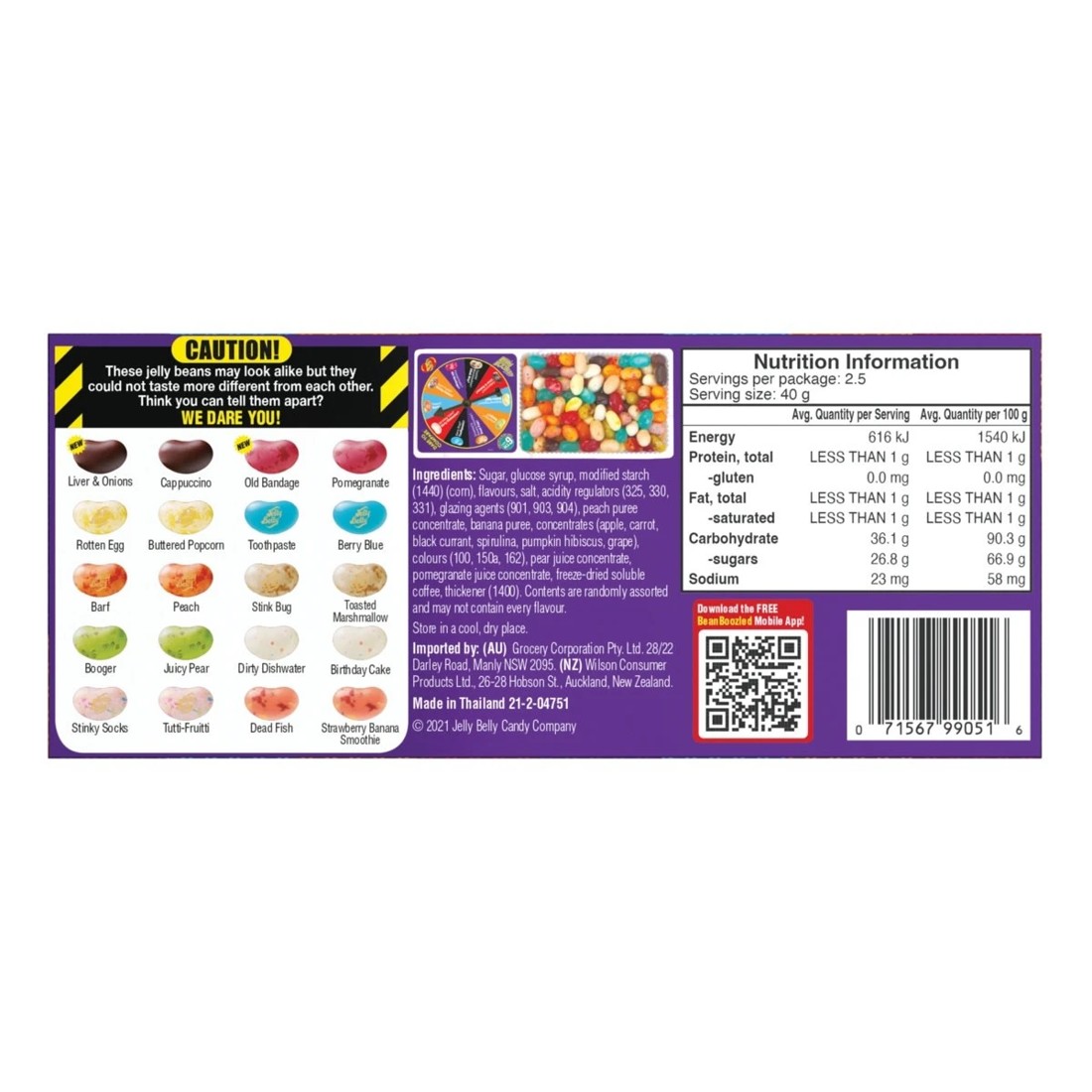 3 Bean Boozled Jelly Beans 100g, 3 of 3