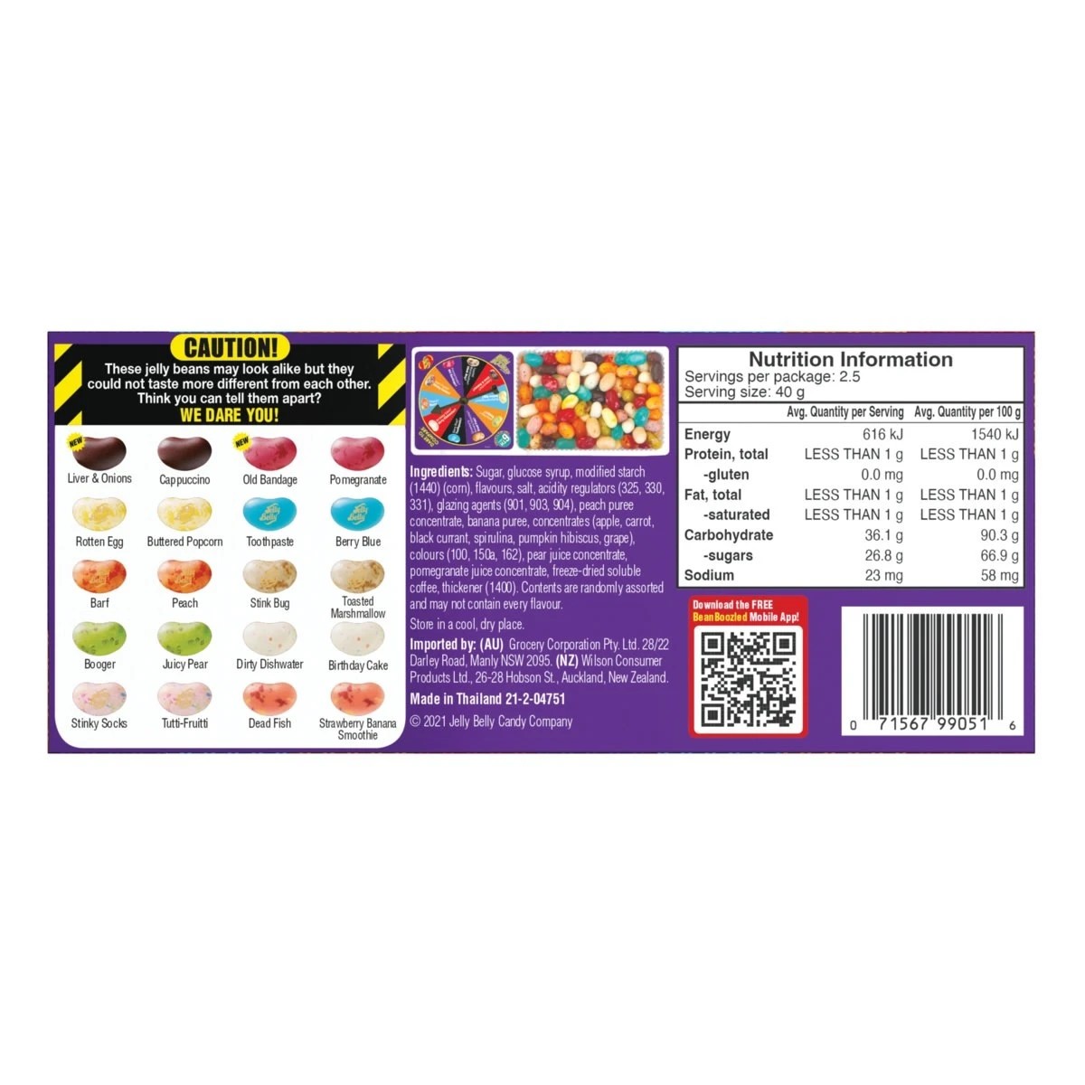 3 Bean Boozled Jelly Beans 100g, 3 of 3