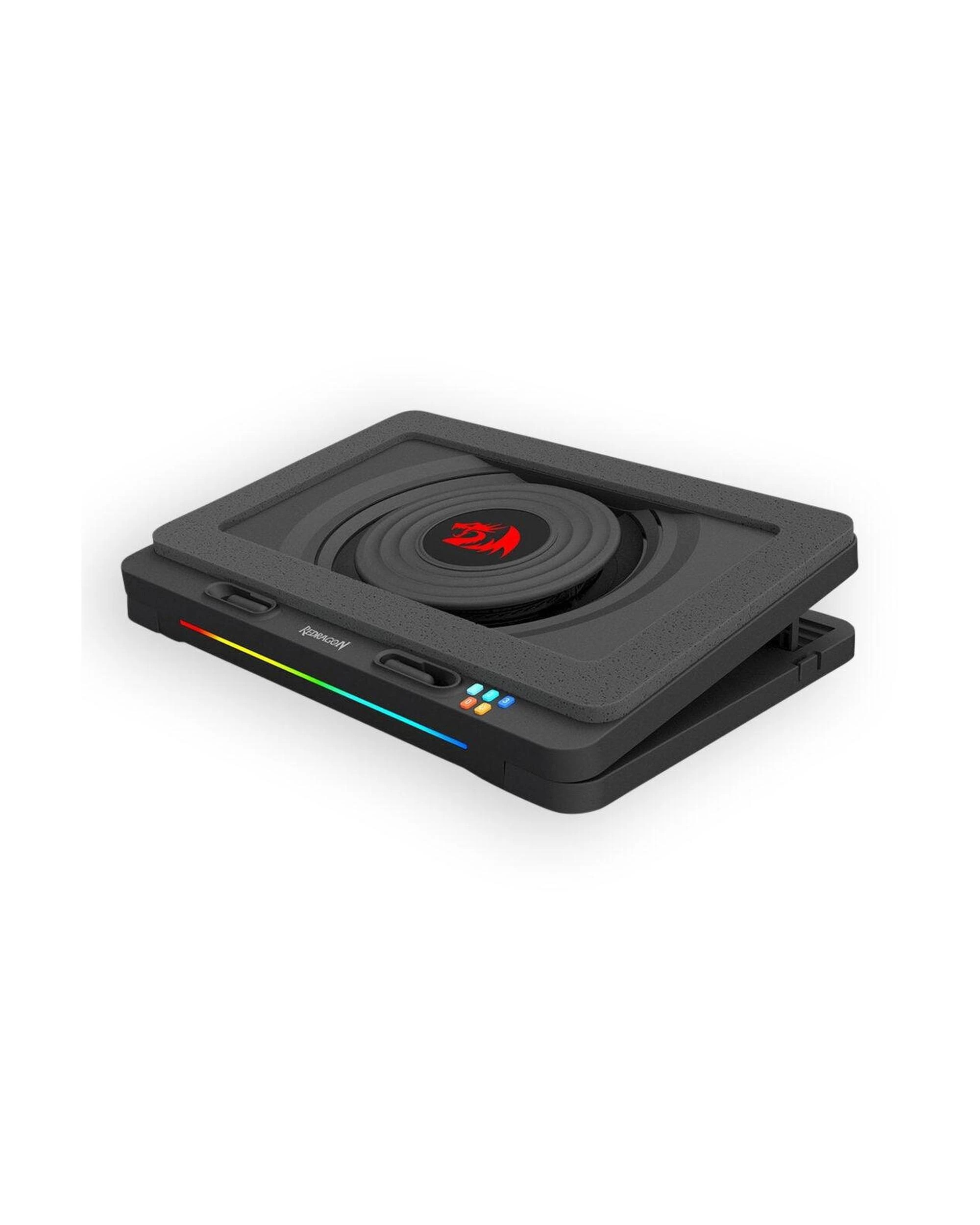 1 Redragon GCP512 Windseek TurboFan Laptop Cooling Stand - Black, 1 of 9