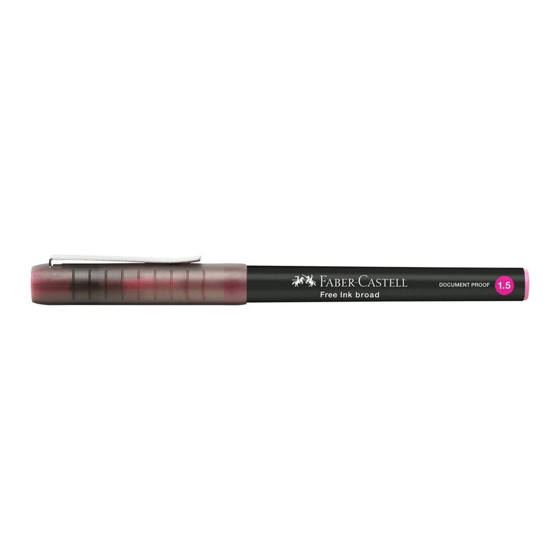 1 Faber Castell Free Ink Rollerball Pen 1.5 mm Pink, 1 of 4