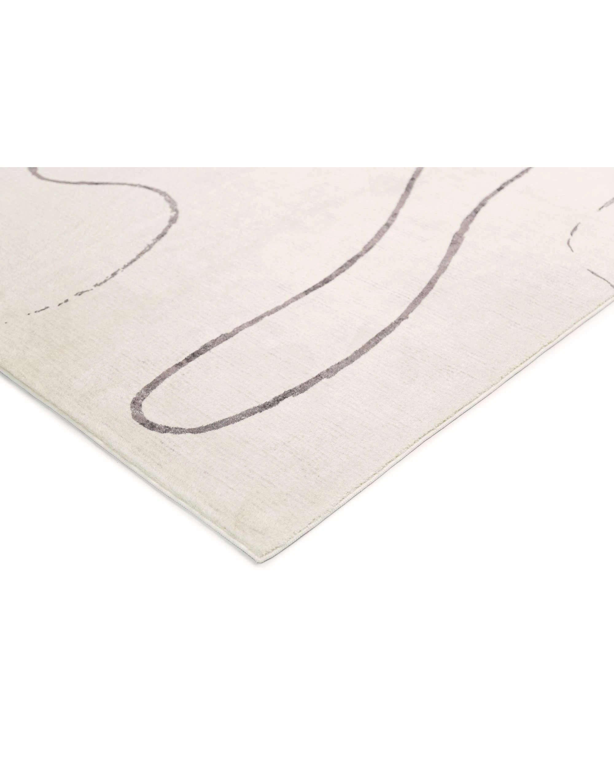 4 Loopsie Turey Abstract Washable Rug-180cm x 120cm - Beige, 4 of 7