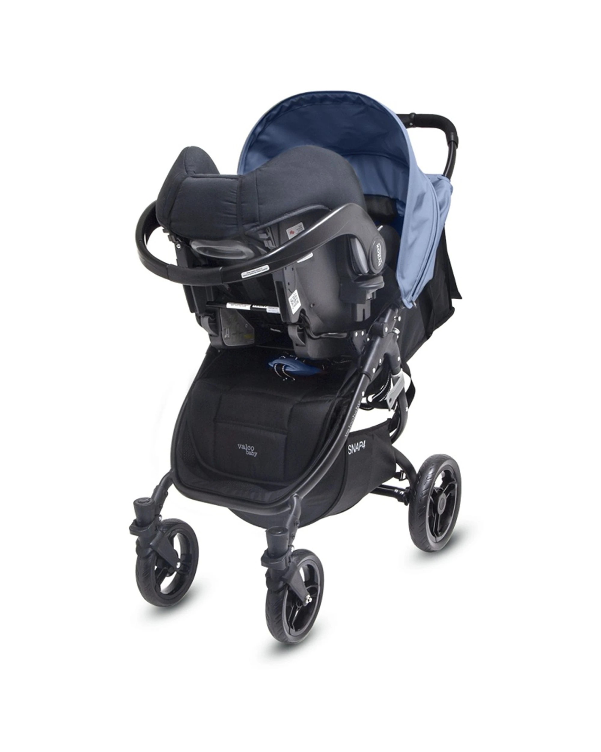 2 ValcoBaby Britax Safe-N-Sound Car Capsule Adaptor For Snap Snap4 Pram Stroller - Black, 2 of 6