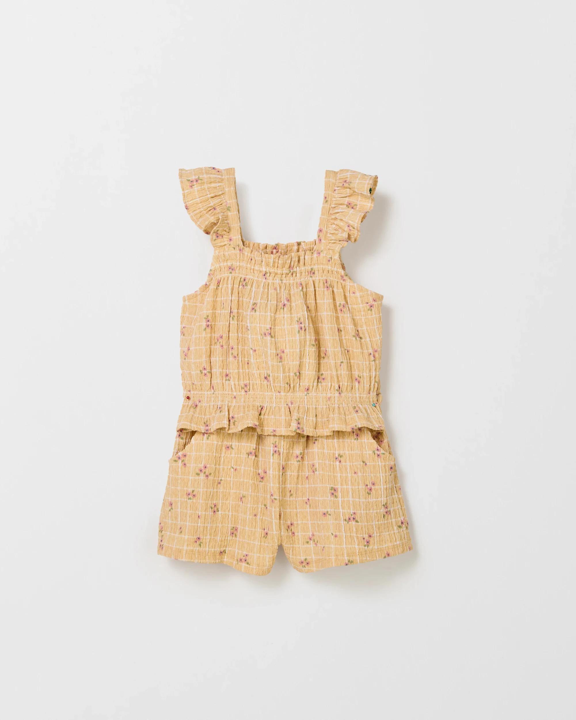 5 Target Textured Top and Short Set YELLOW, 5 of 7