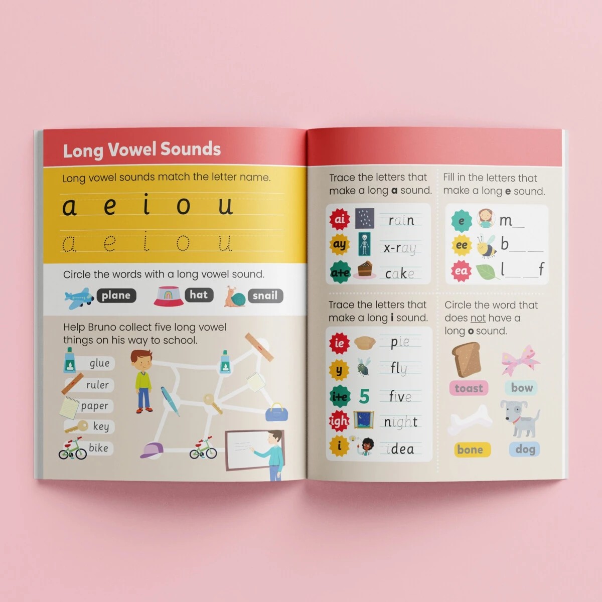 4 Junior Explorers: Write and Wipe Reading and Phonics Book by Louise Park and Vicky Egan - Book, 4 of 5