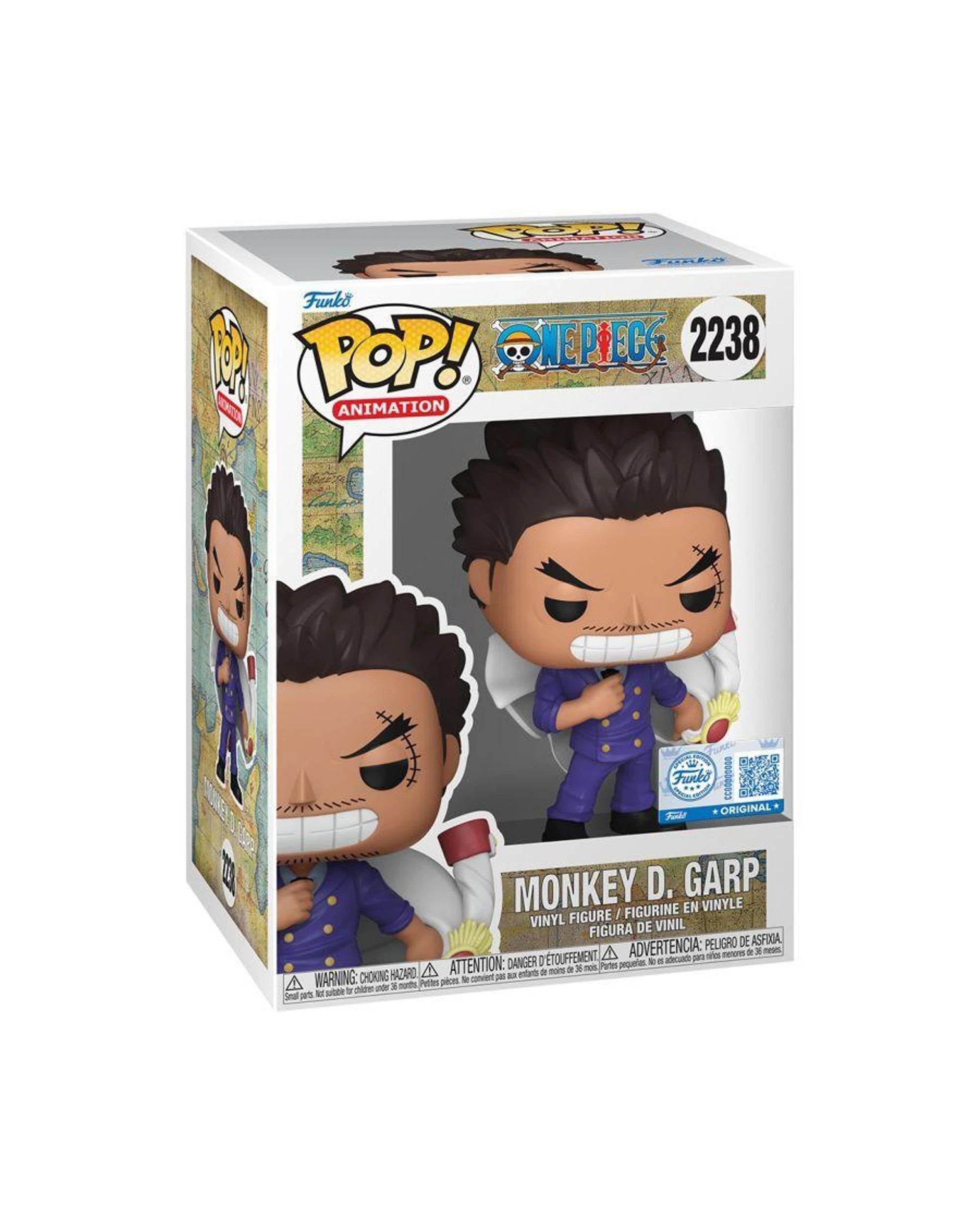 3 One Piece Monkey D. Garp - Young -  Funko POP! Vinyl, 3 of 3