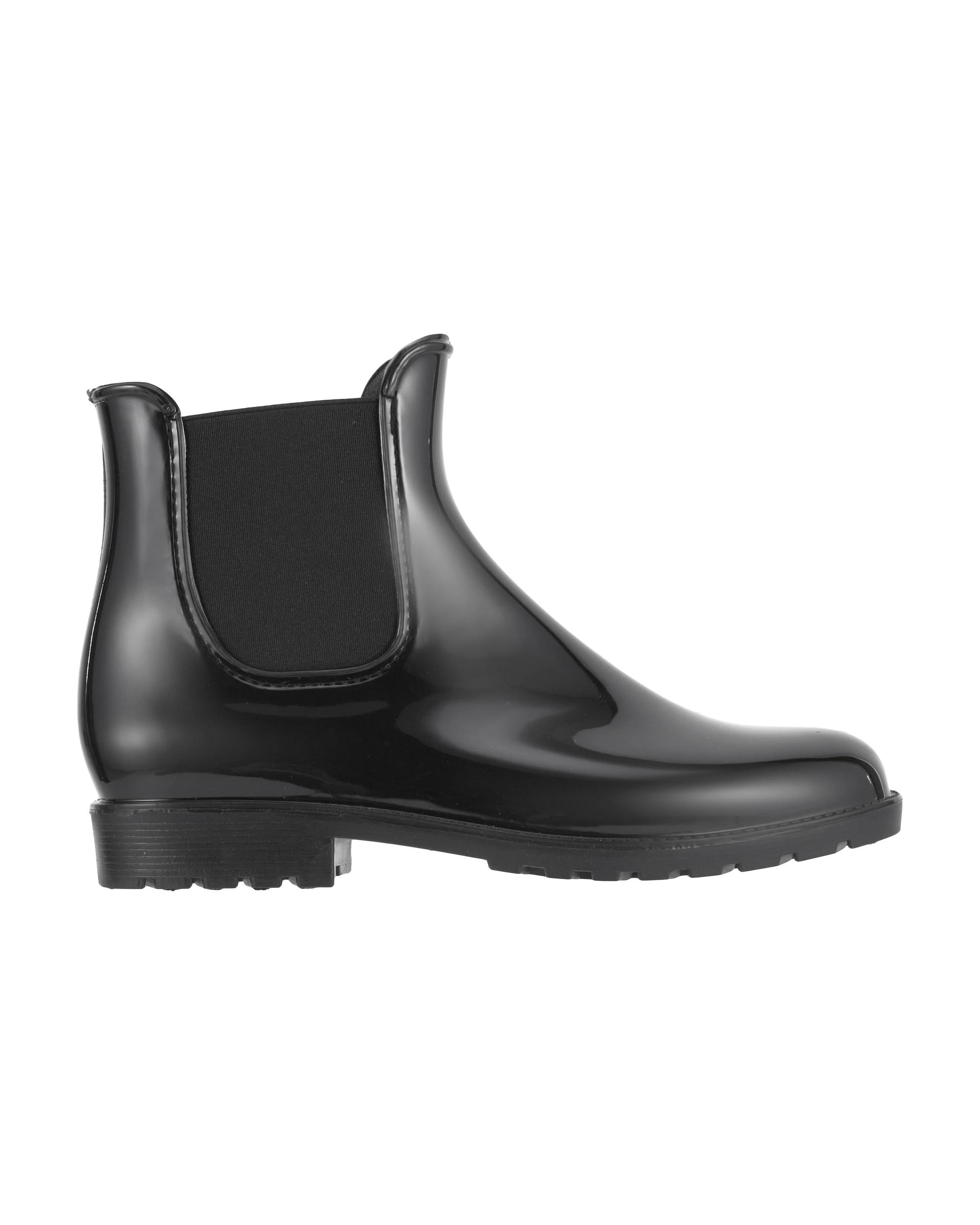 1 Gusset Ankle Rainboots Black, 1 of 4