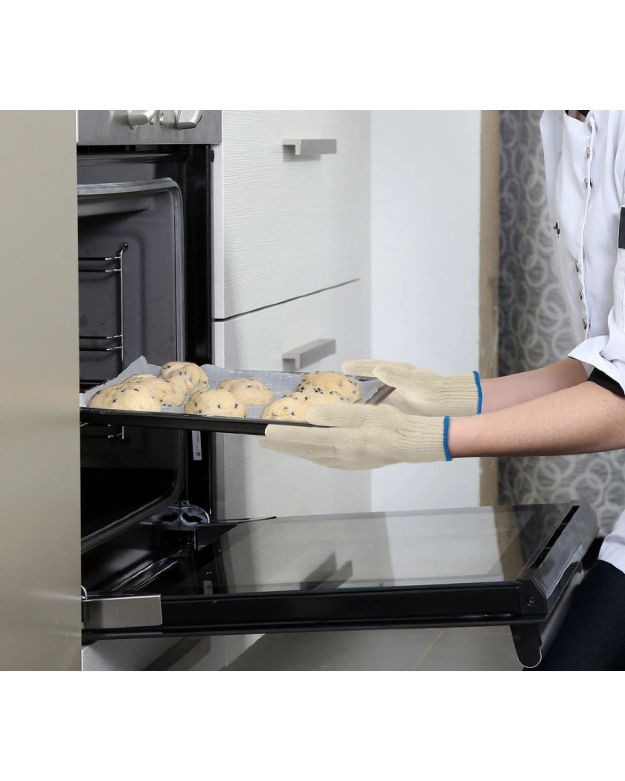 5 BR Home Oven Mitts with Heat Insulation - 2 Pairs, 5 of 5