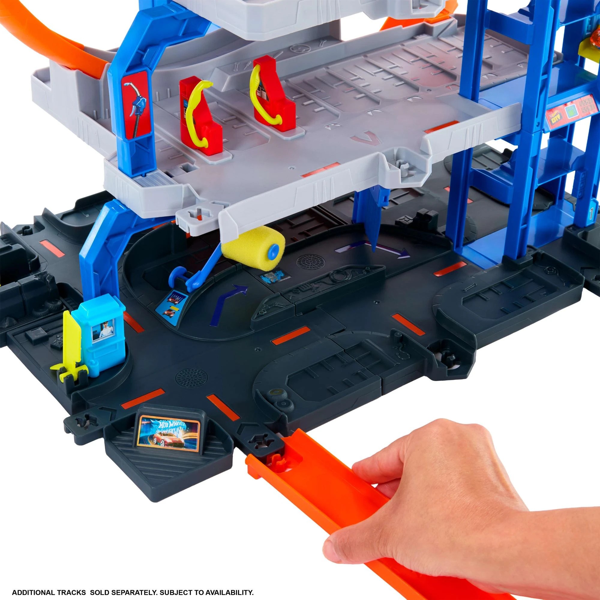 6 Hot Wheels Mega Loop Garage Playset, 6 of 6
