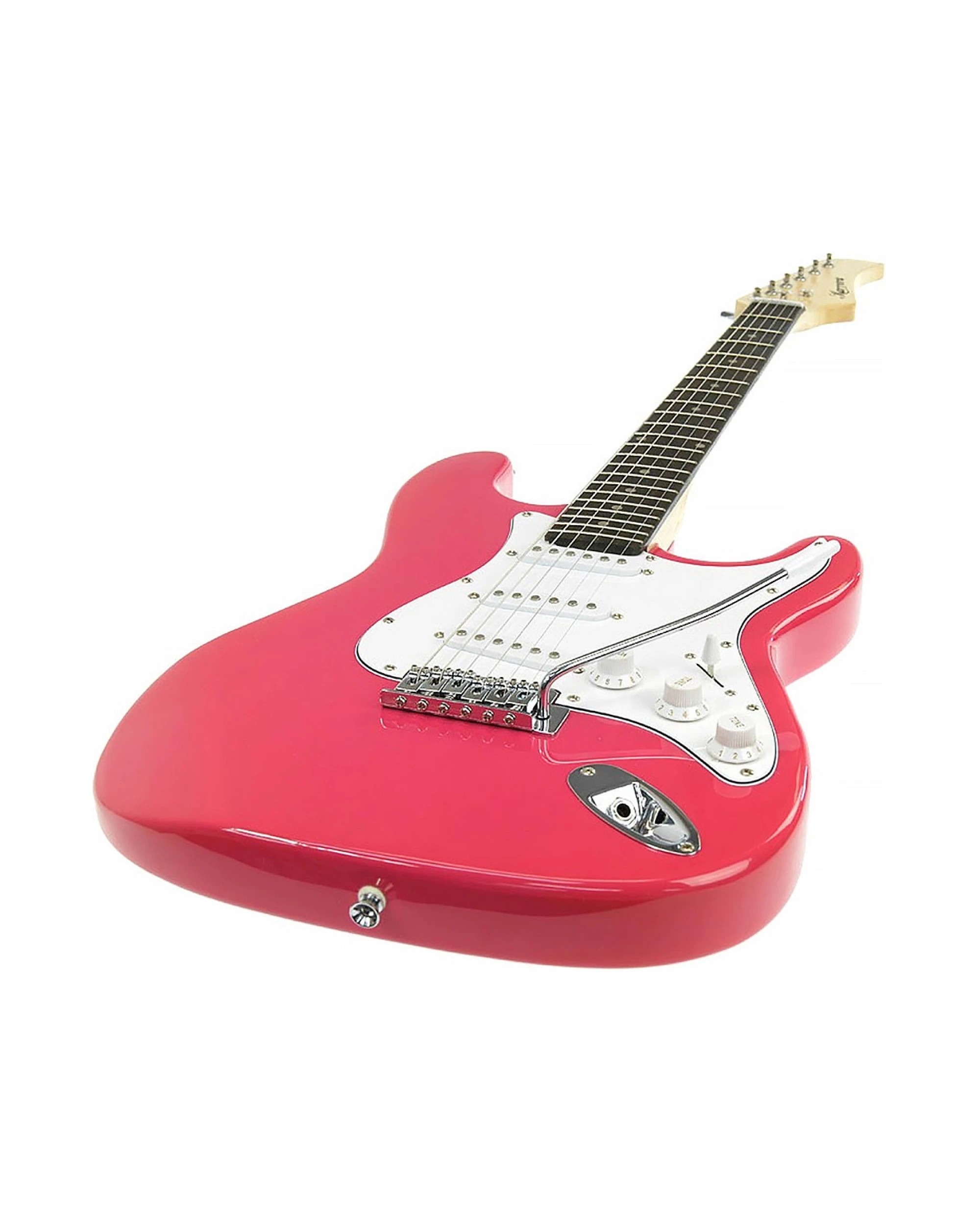 4 Karrera Electric Guitar Music 6-String Instrument Full Size - Pink, 4 of 4