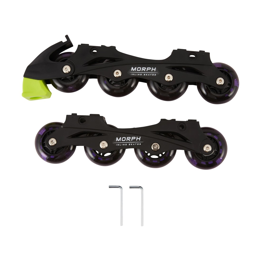 7 Inline and Roller Combo Skates - Black, Size 3 to 6, 7 of 10