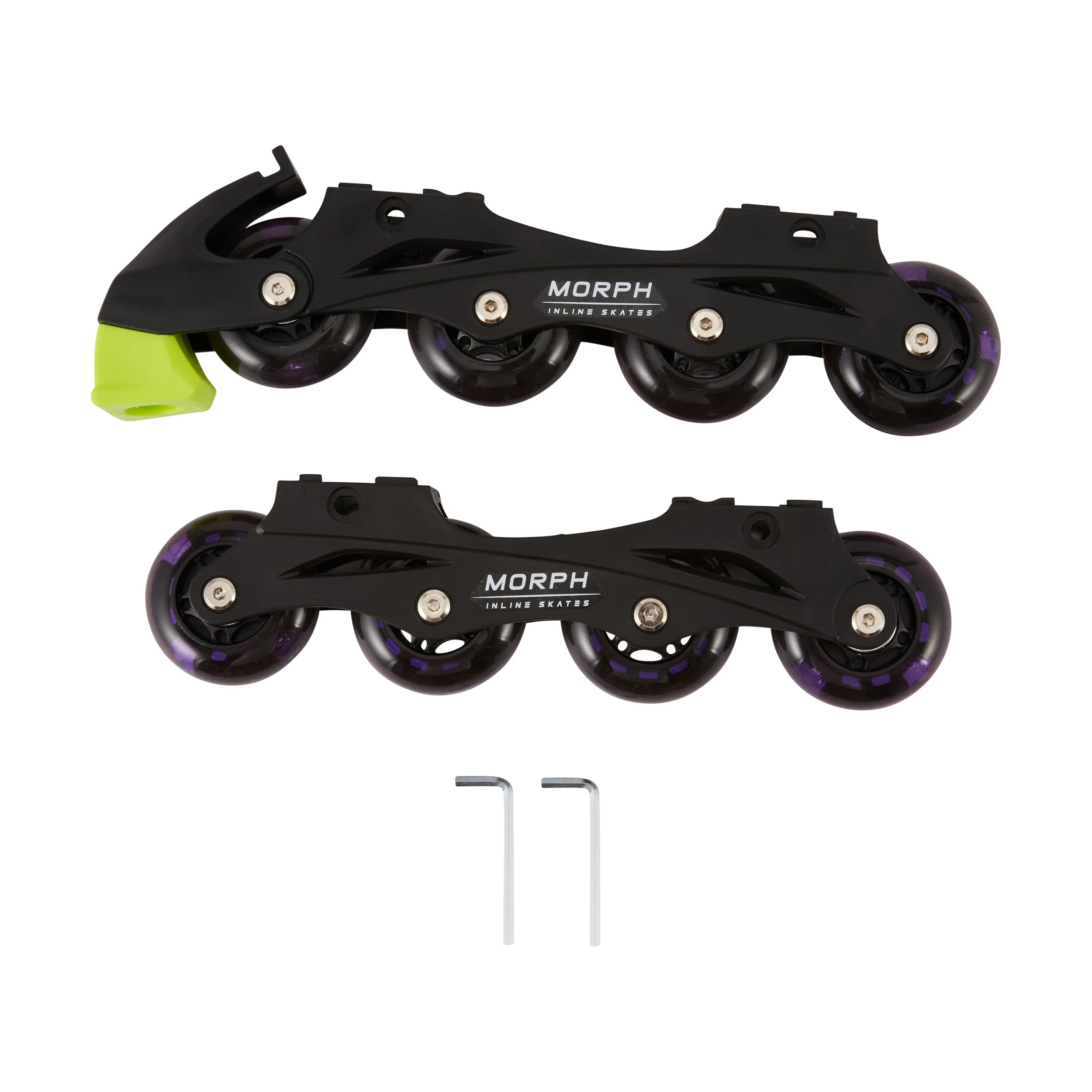 7 Inline and Roller Combo Skates - Black, Size 3 to 6, 7 of 10