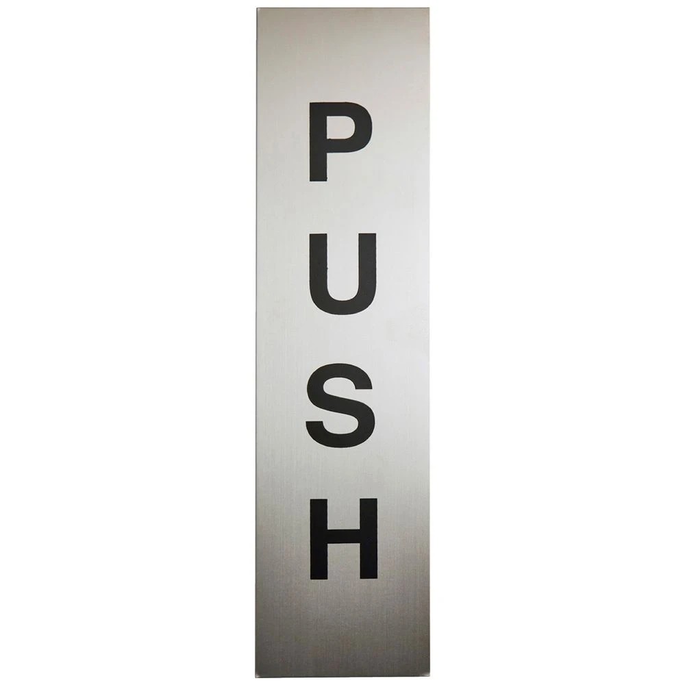 1 Sandleford Metal Push Sign 200 x 50mm, 1 of 1