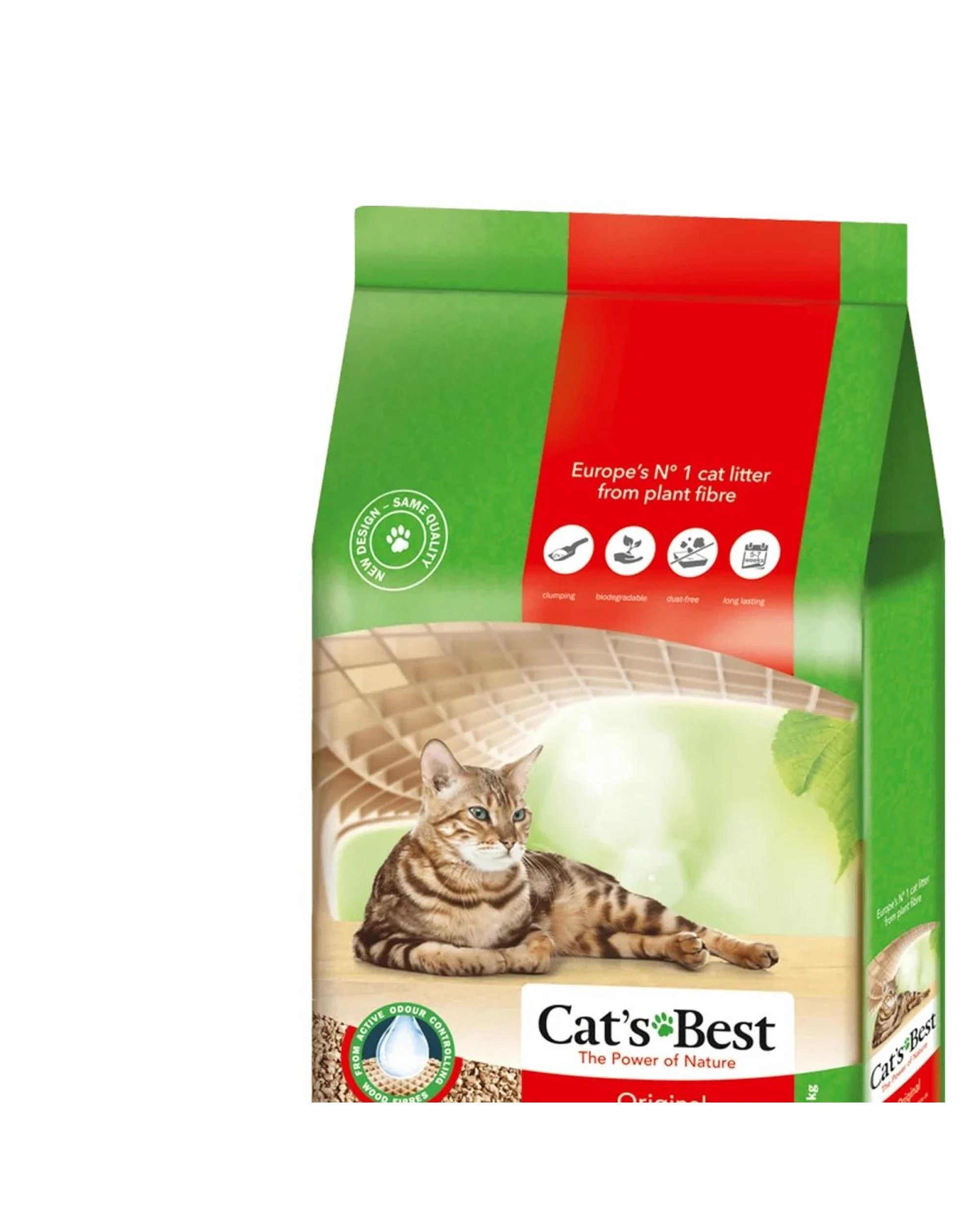 1 Cats Best Original Clumping & Encapsulating Cat Litter 5L /2.1kg, 1 of 1