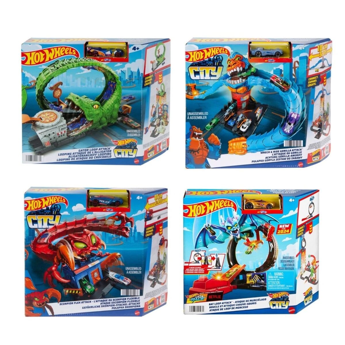 1 Hot Wheels City Nemesis Track Set - Assorted, 1 of 7