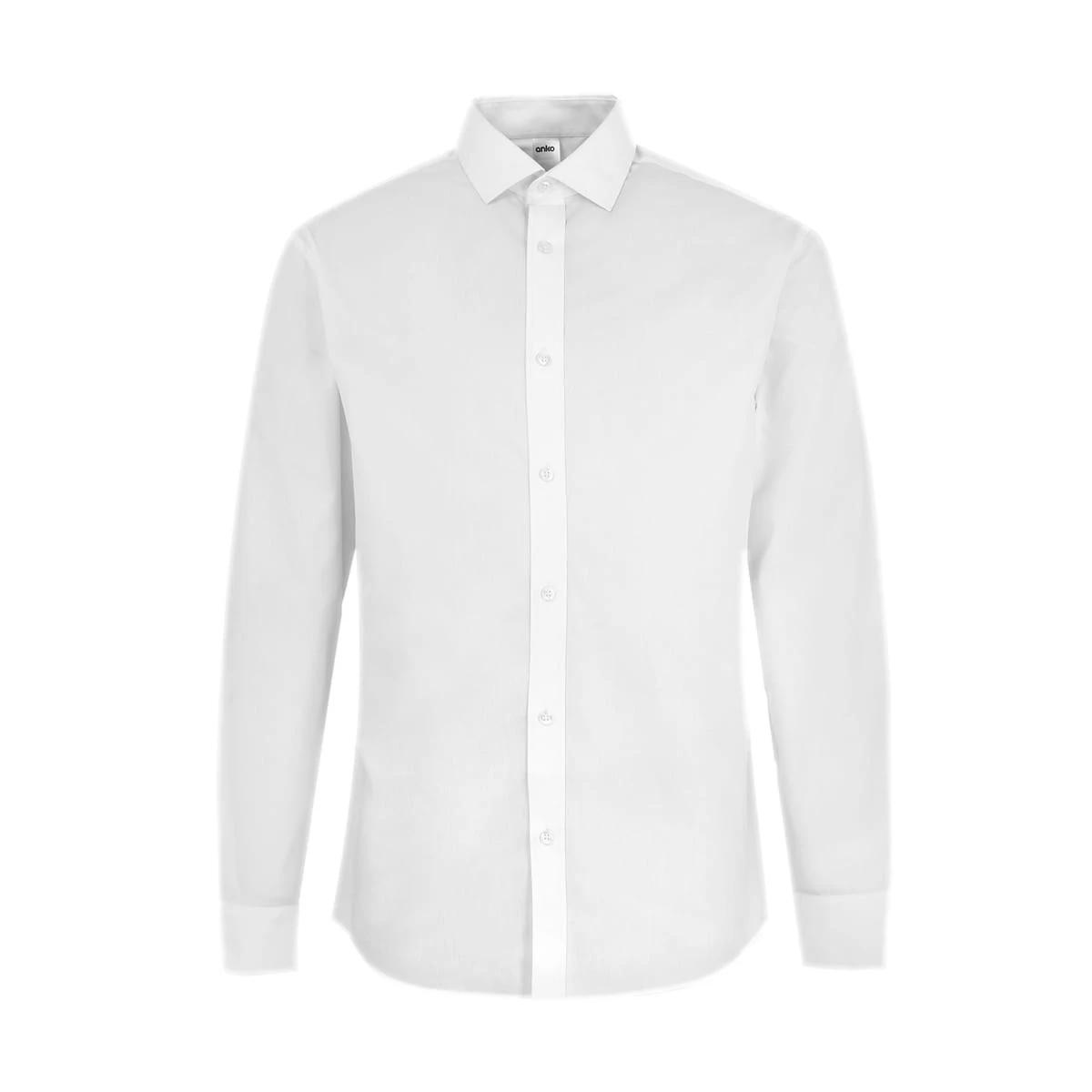 5 Work Long Sleeve Business Shirt WHITE, 5 of 6