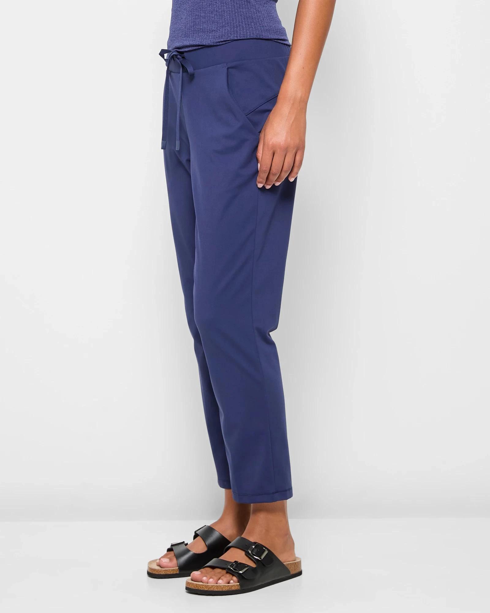 3 Target Active Studio Soft Travel Pants NAVY BLUE, 3 of 5