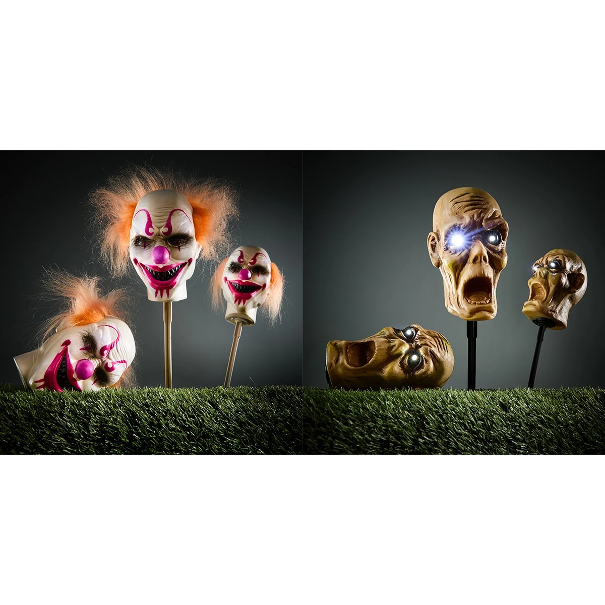 1 3 Piece Animated Pathway Stakes - Assorted, 1 of 8