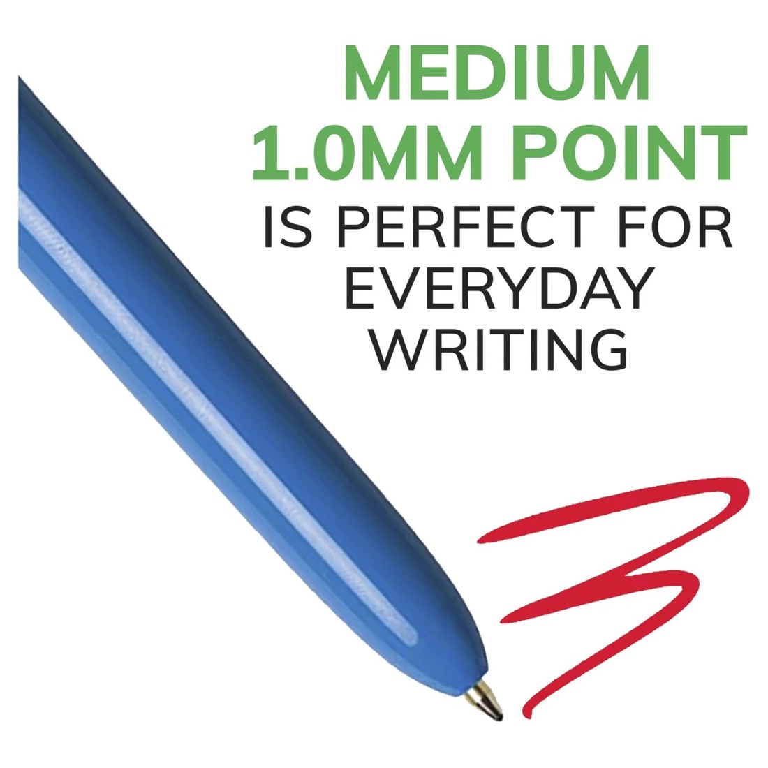 4 3 Pack BIC 4 Colours Original Ballpoint Pens, 4 of 9