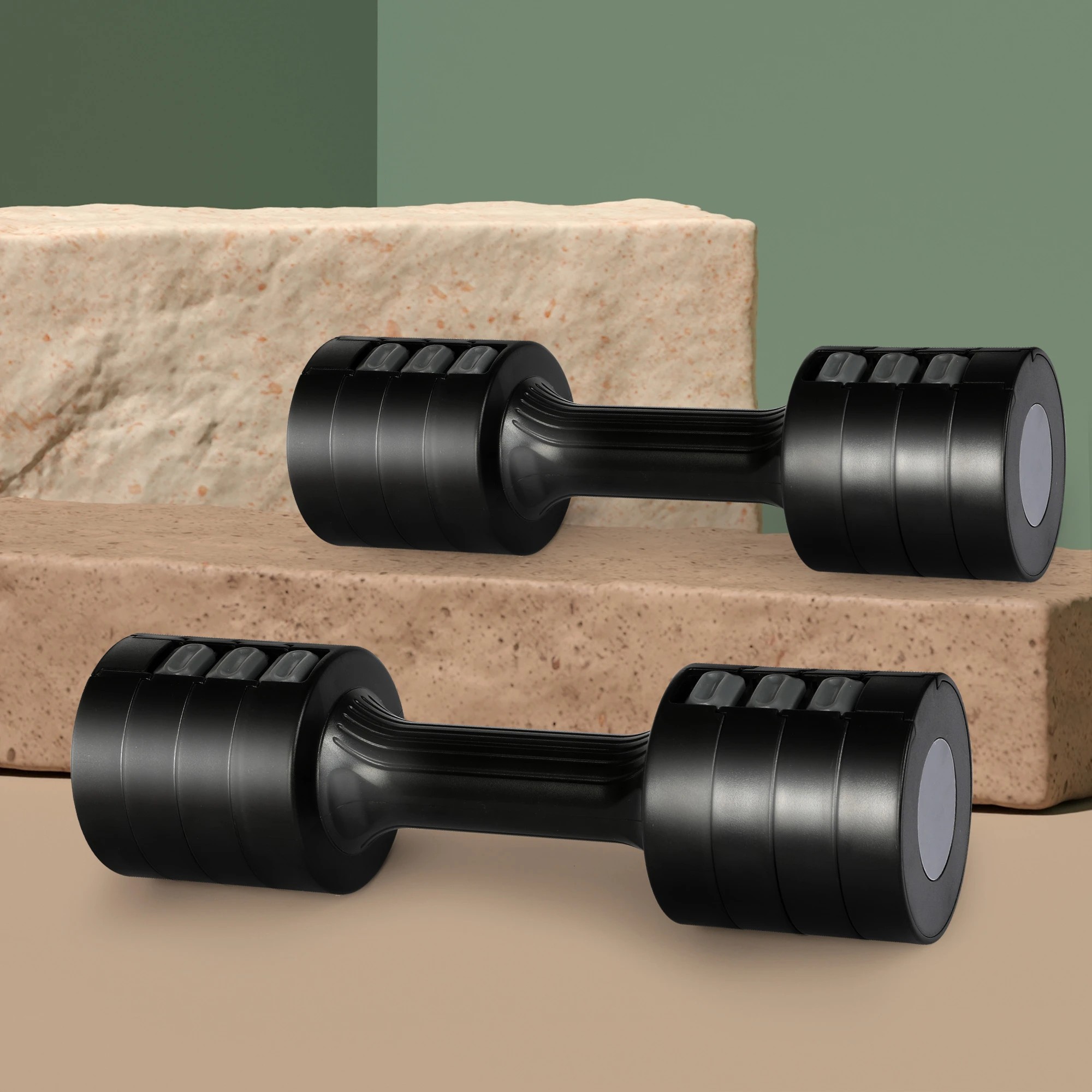 7 Centra A Pair Of 1kg To 2.5kg Adjustable Dumbbells With Metal Weight, 7 of 7