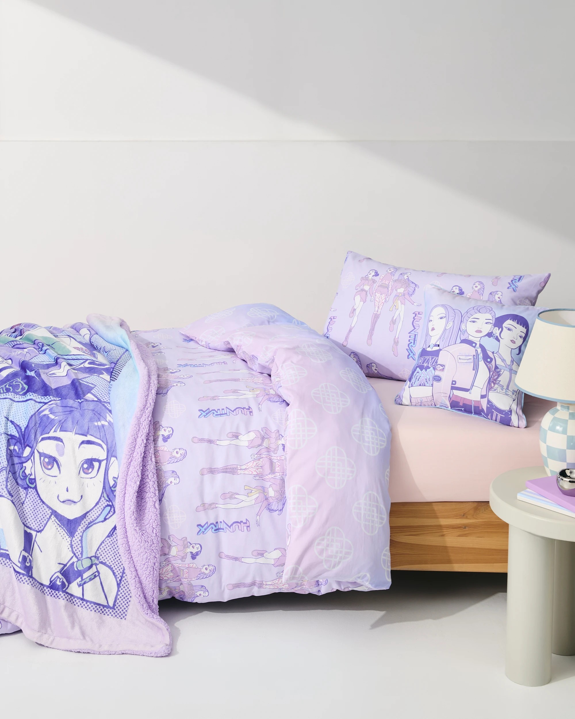 4 KPop Demon Hunters Throw - One Size - Purple, 4 of 5