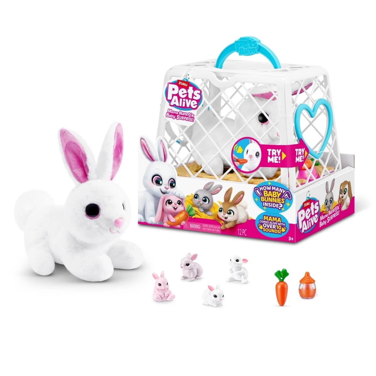 1 Zuru Pets Alive Mama Bunny and Baby Surprise! - Assorted, 1 of 9