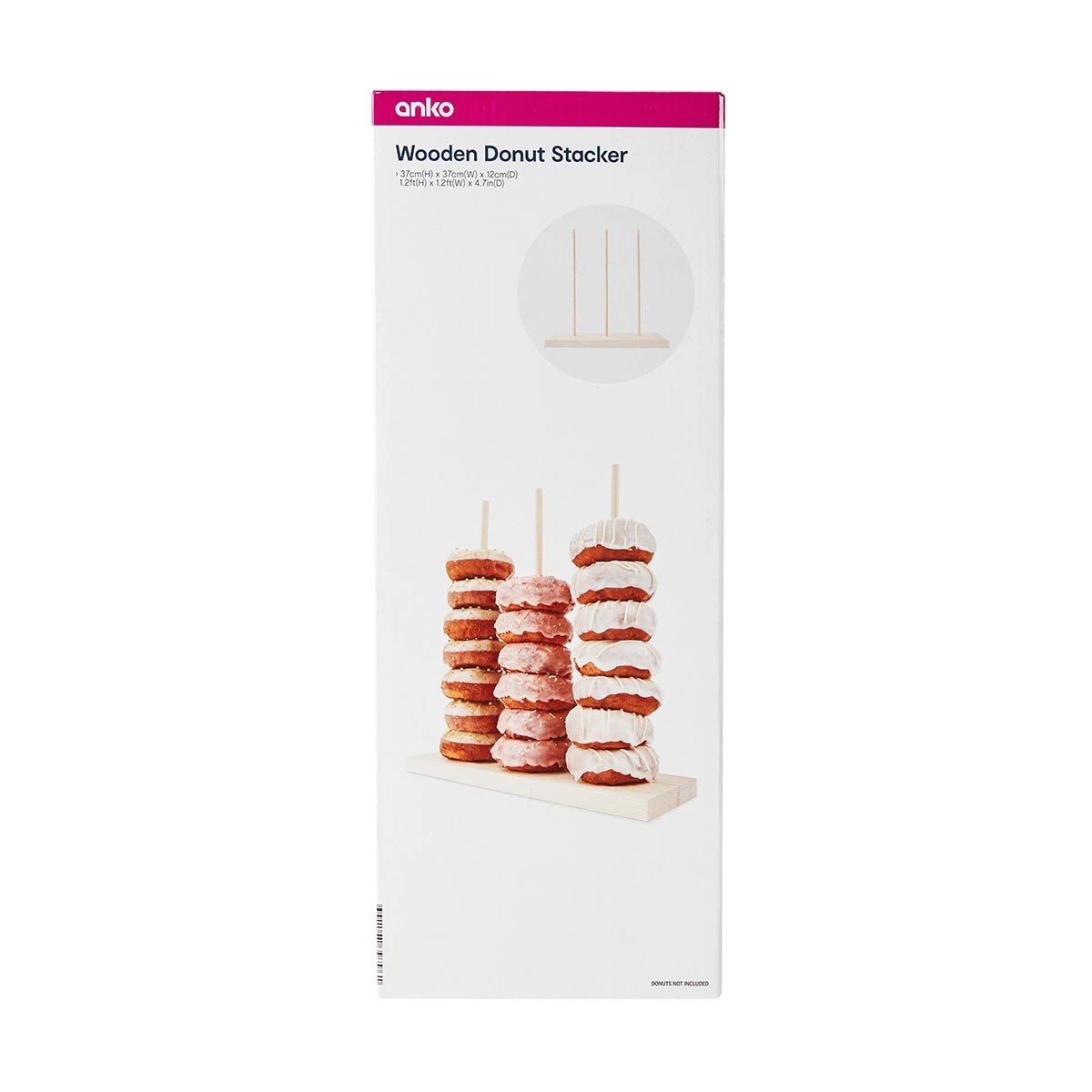 6 Wooden Donut Stacker, 6 of 6
