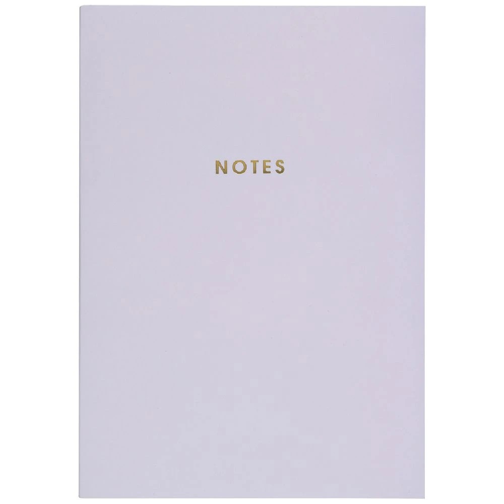 1 Otto A5 Colour Block Notebook 160 Pages Lavender, 1 of 2