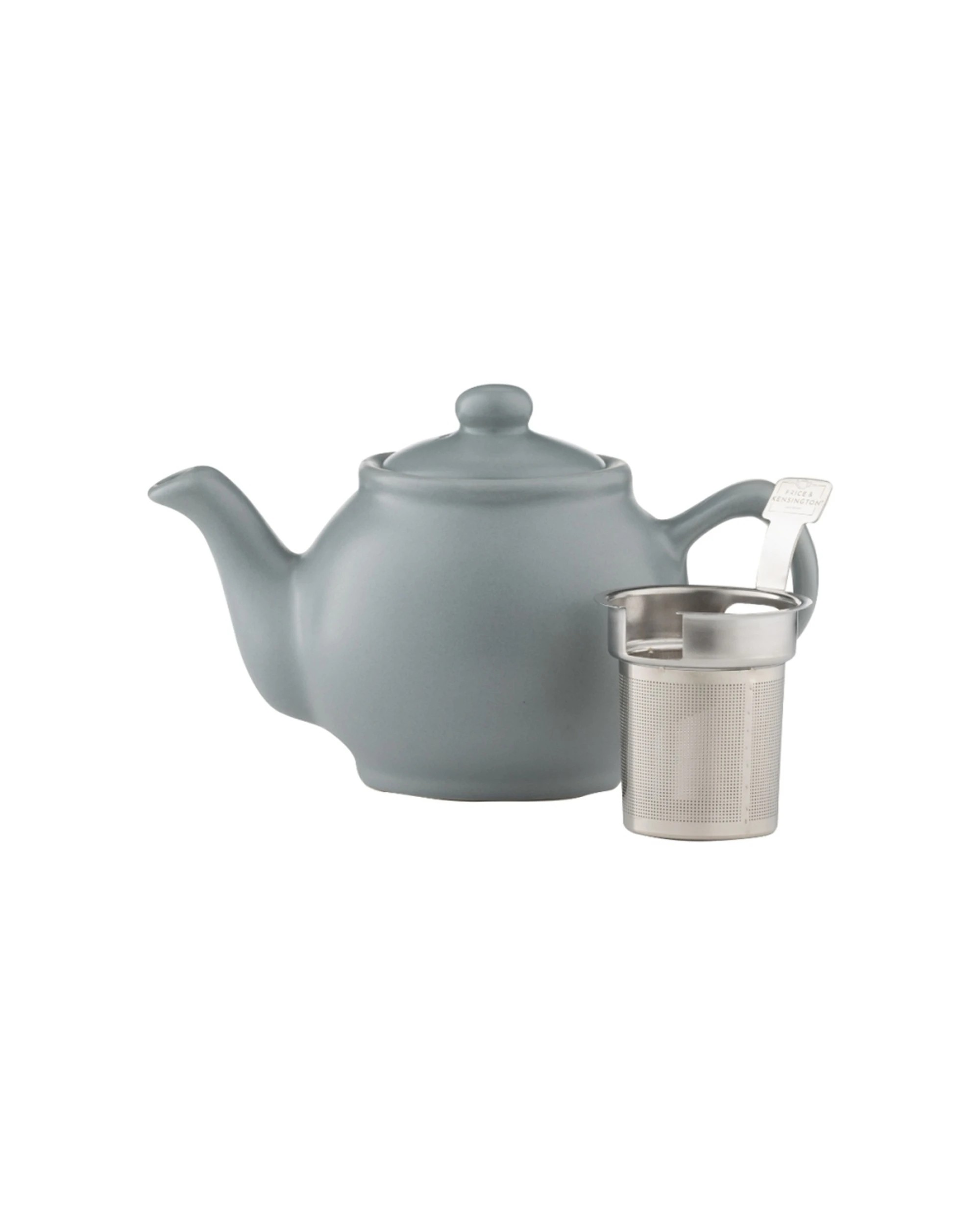 1 Price And Kensington Teapot 6 Cup Stoneware Dishwasher Microwave Safe - Grey, 1 of 2