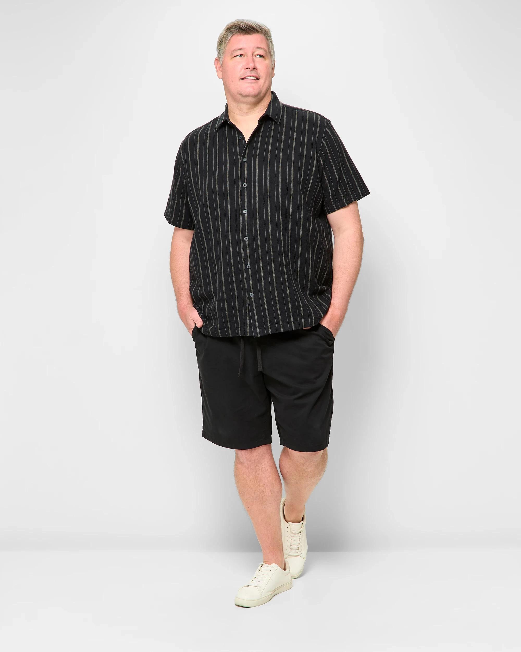 2 Target Man Plus Plus Size Australian Cotton Byron Shorts BLACK, 2 of 5